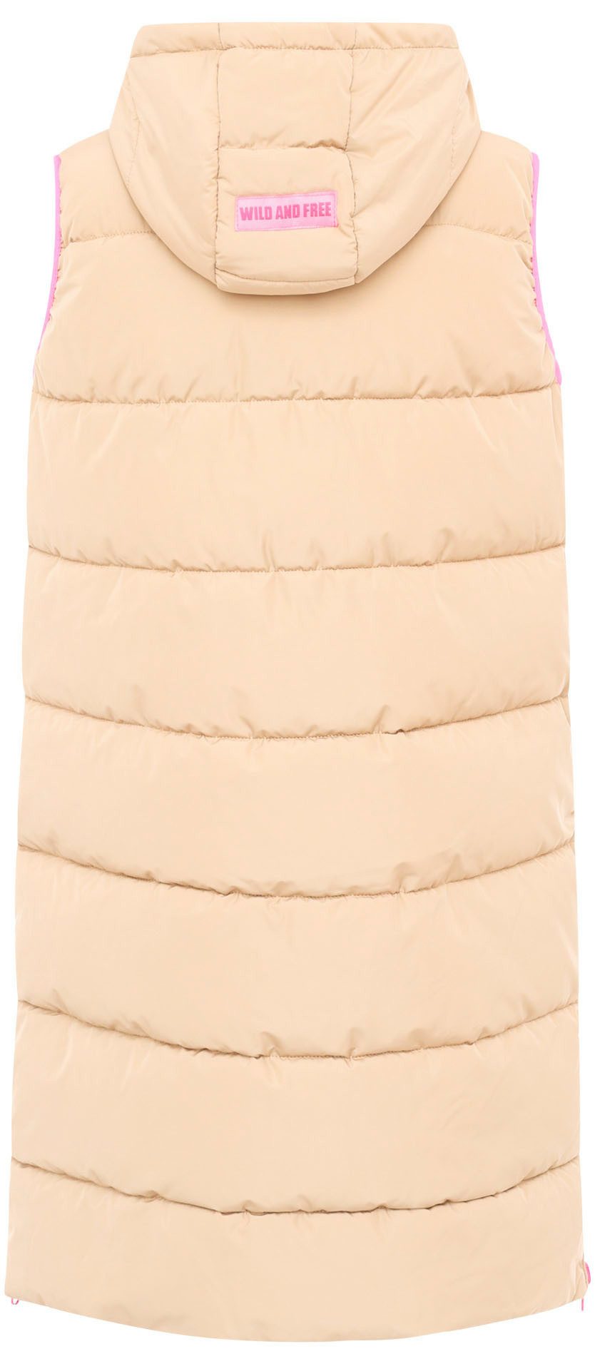 Zwillingsherz Reversible-gilet Leopard met zijritsen, dubbelzijdig te dragen