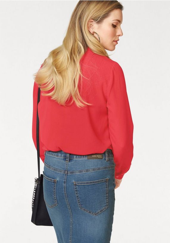 VERO MODA blouse met kraagstrik »CARO« VERO MODA blouse met kraagstrik »CARO«