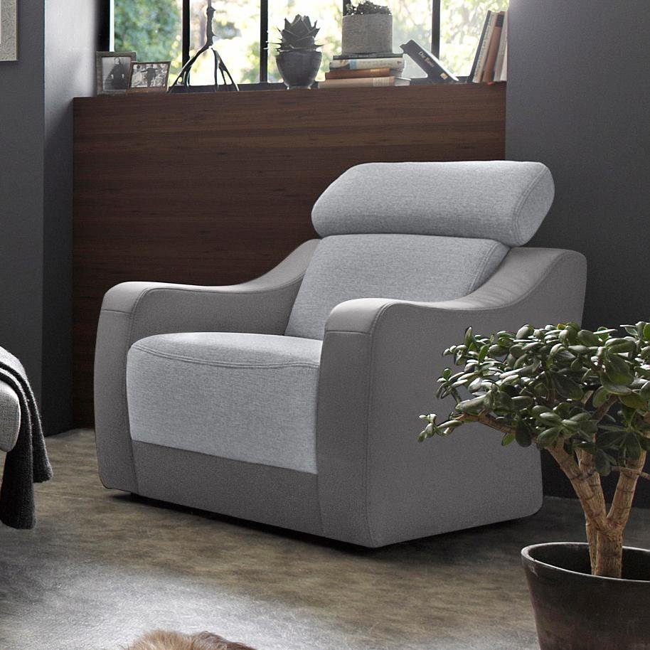 exxpo sofa fashion Fauteuil inclusief hoofd- resp. verstelbare rugleuning