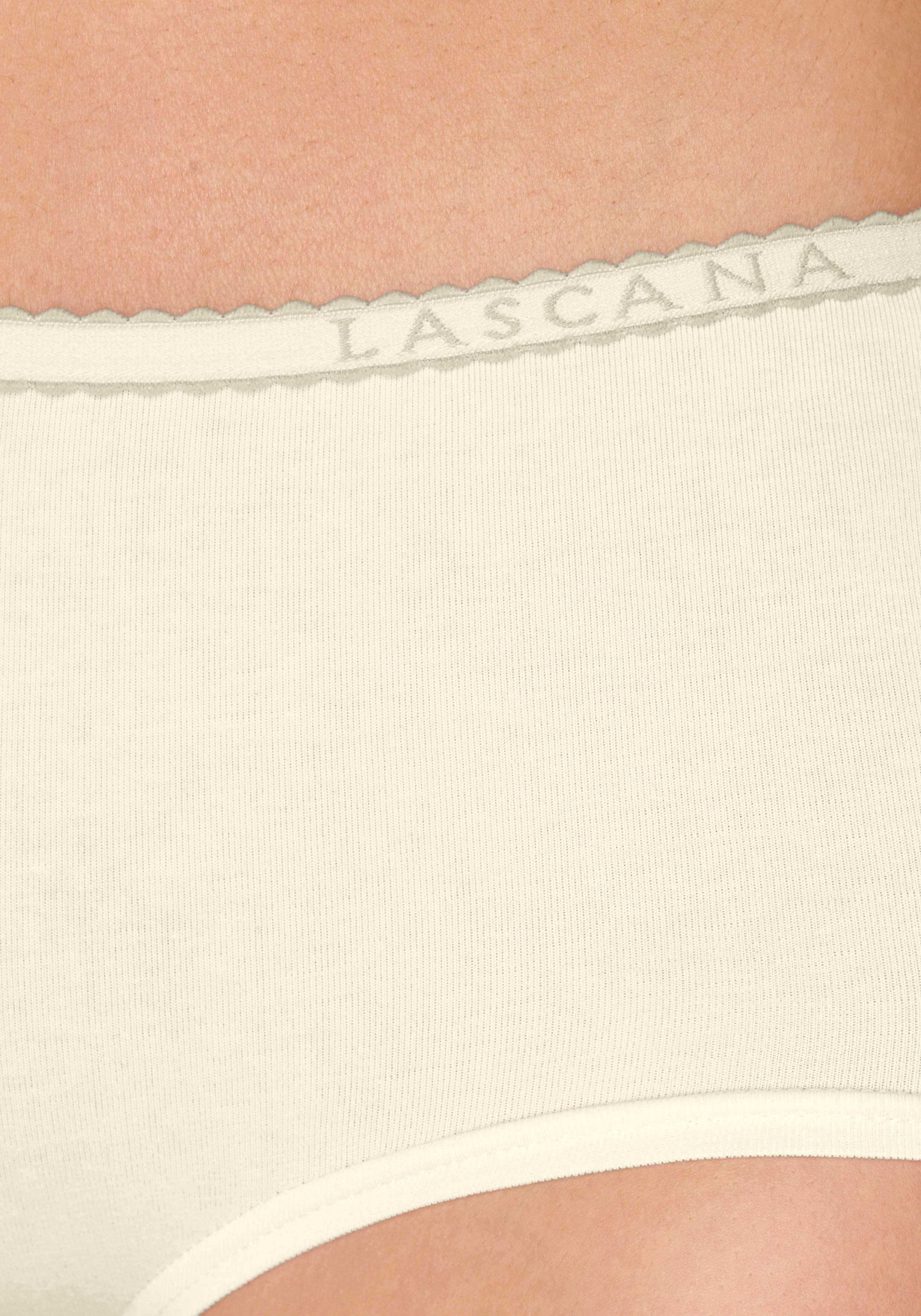 Lascana Hipster elastische katoenkwaliteit (4 stuks, Set van 4)