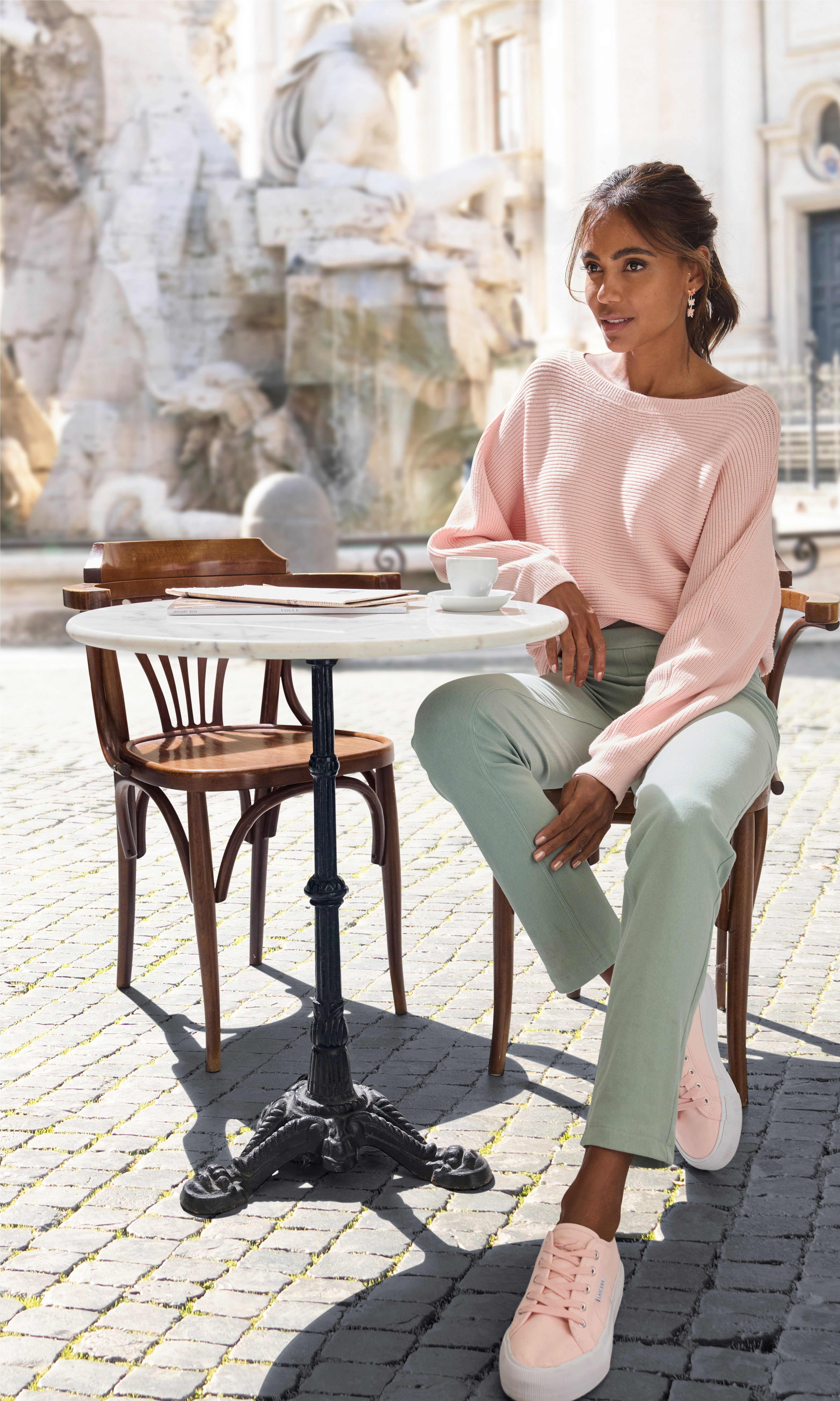 H.I.S Comfortbroek in jeanslook loungewear