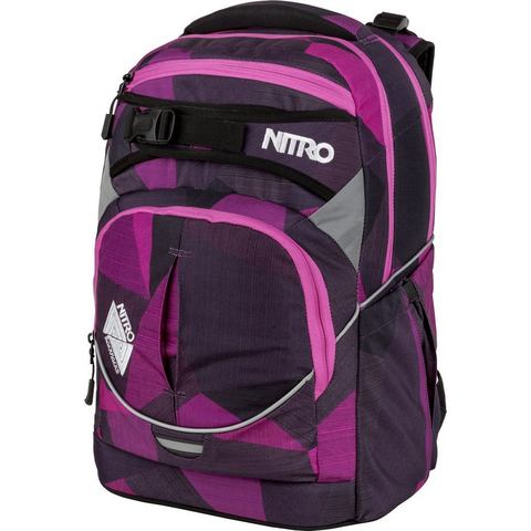 Otto - Nitro NU 15% KORTING: Nitro schoolrugzak, Superhero Fragments Purple