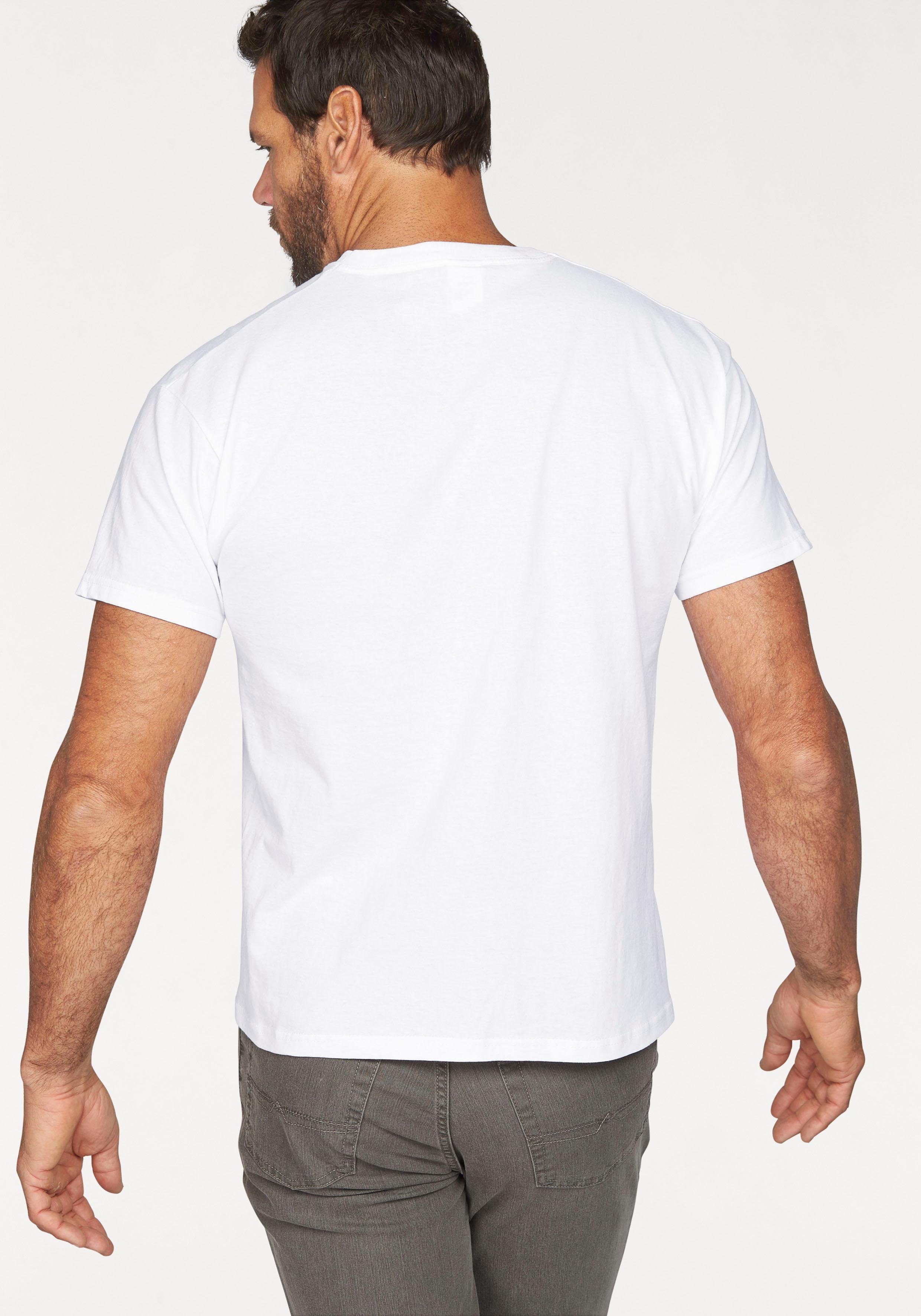 Fruit of the Loom T-shirt Zes stuks in verschillende kleurcombinaties (6-delig, Set van 6)
