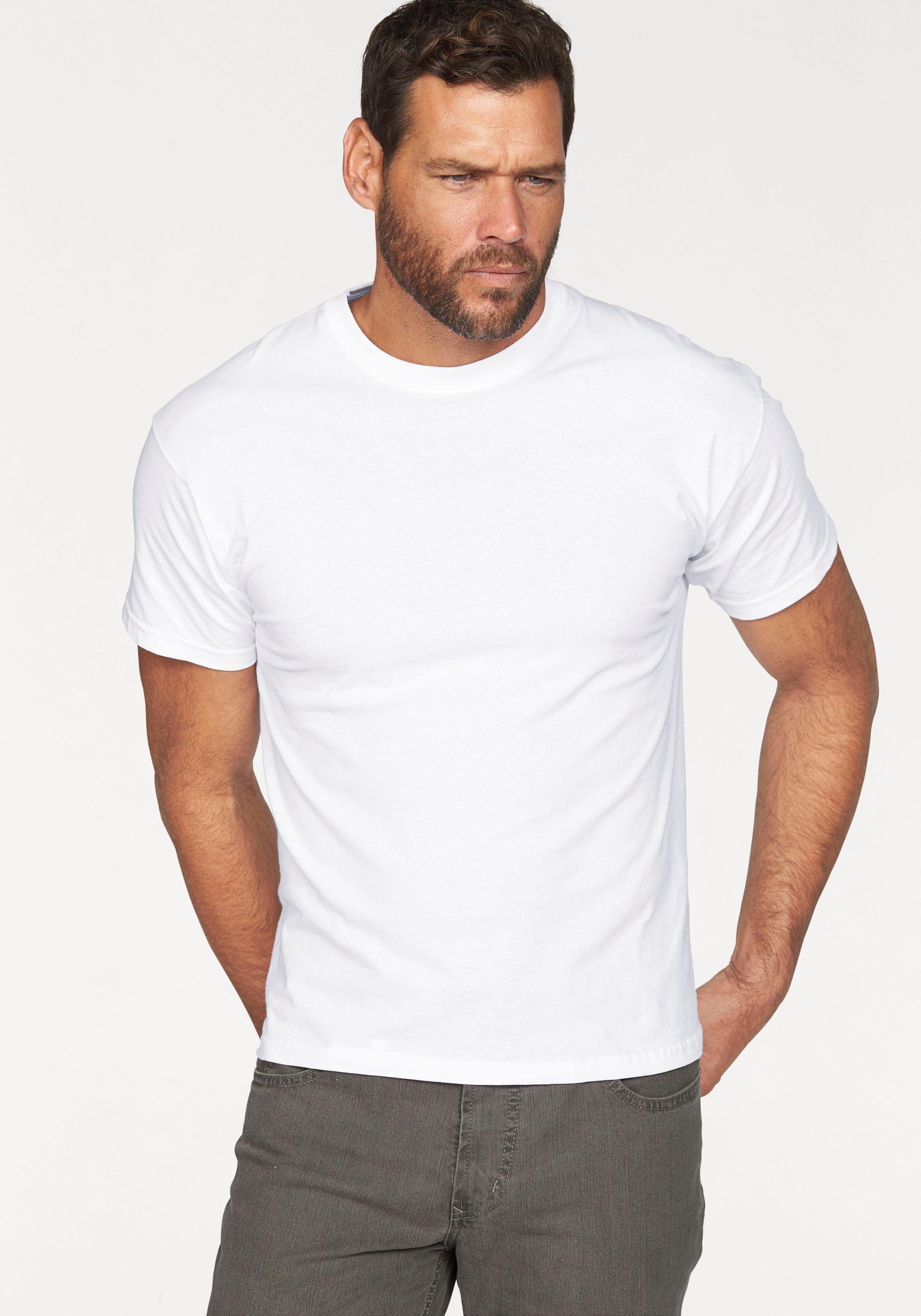 Fruit of the Loom T-shirt Zes stuks in verschillende kleurcombinaties (6-delig, Set van 6)