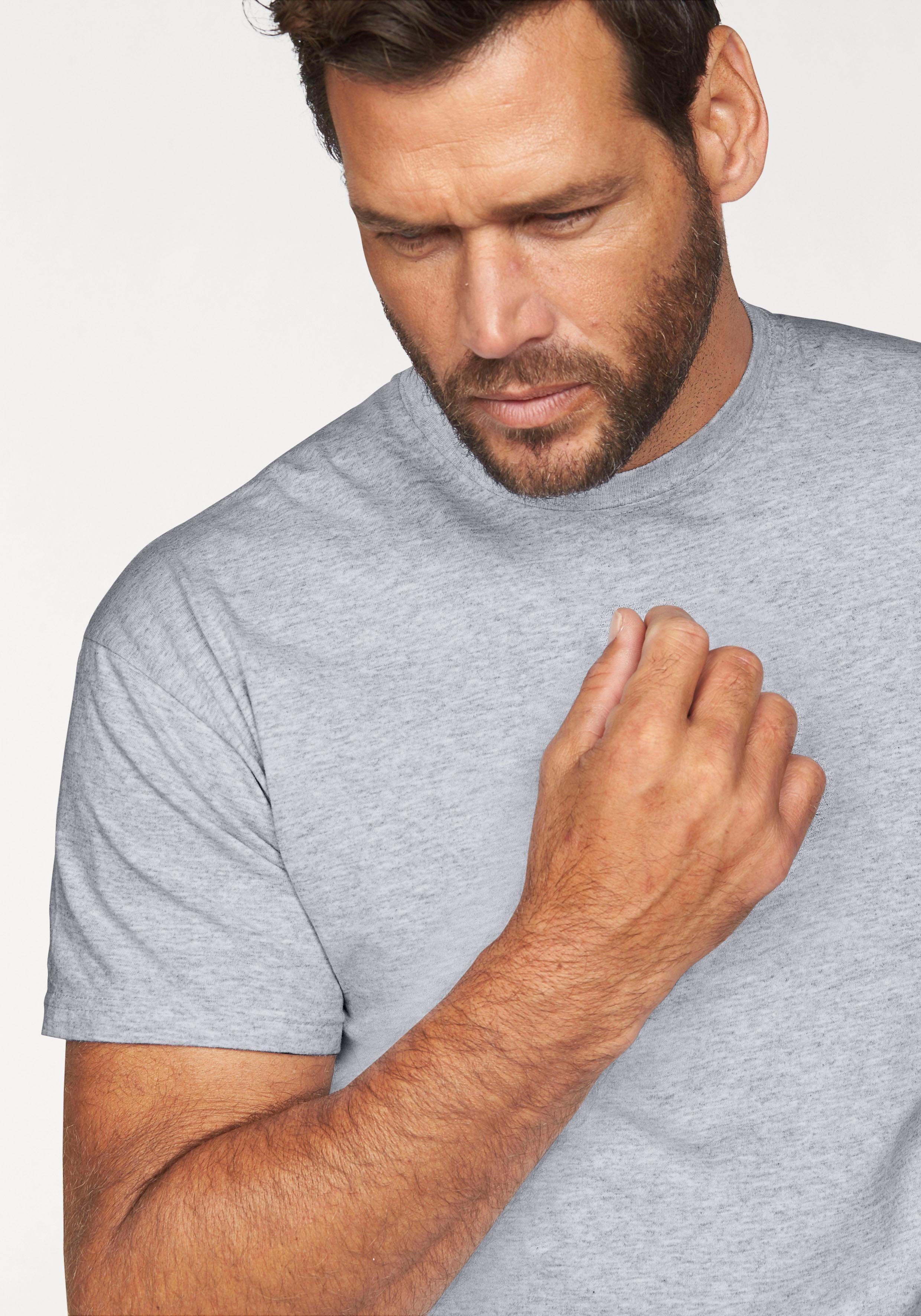Fruit of the Loom T-shirt Zes stuks in verschillende kleurcombinaties (6-delig, Set van 6)