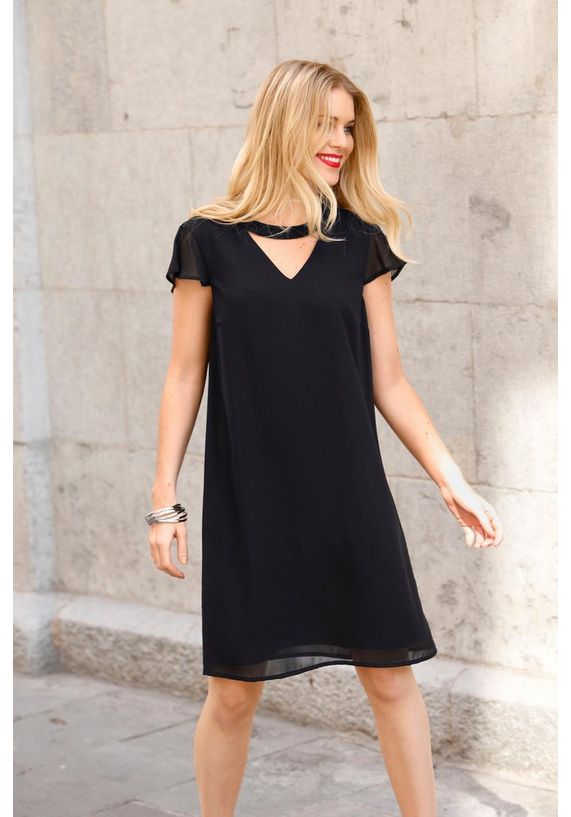 VERO MODA chiffonjurk »LITA« VERO MODA chiffonjurk »LITA«