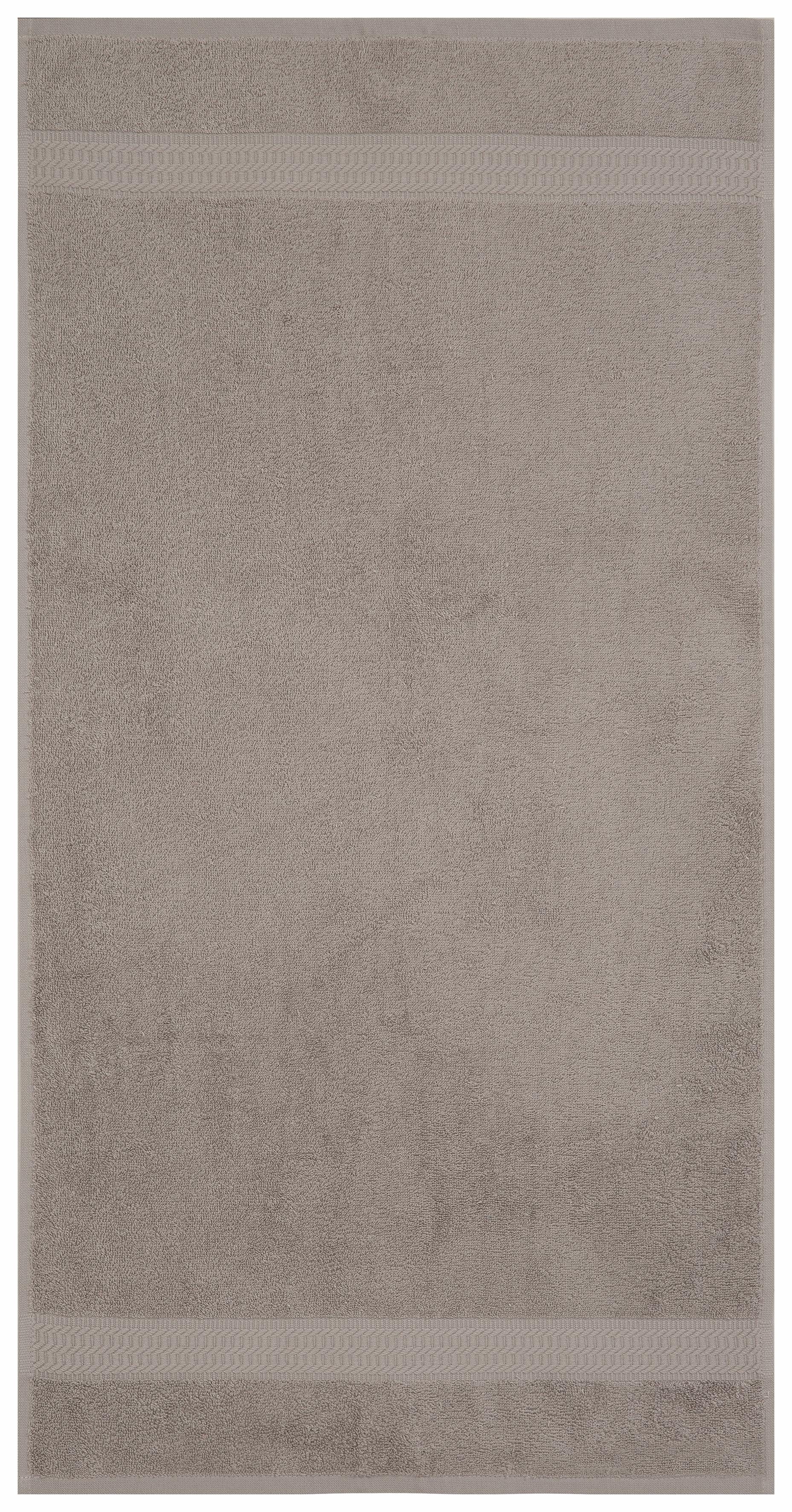 my home Handdoekenset Juna, als set en serie, 2 douchehanddoeken (70x140) 4 handdoeken (50x100) (set, 6-delig)