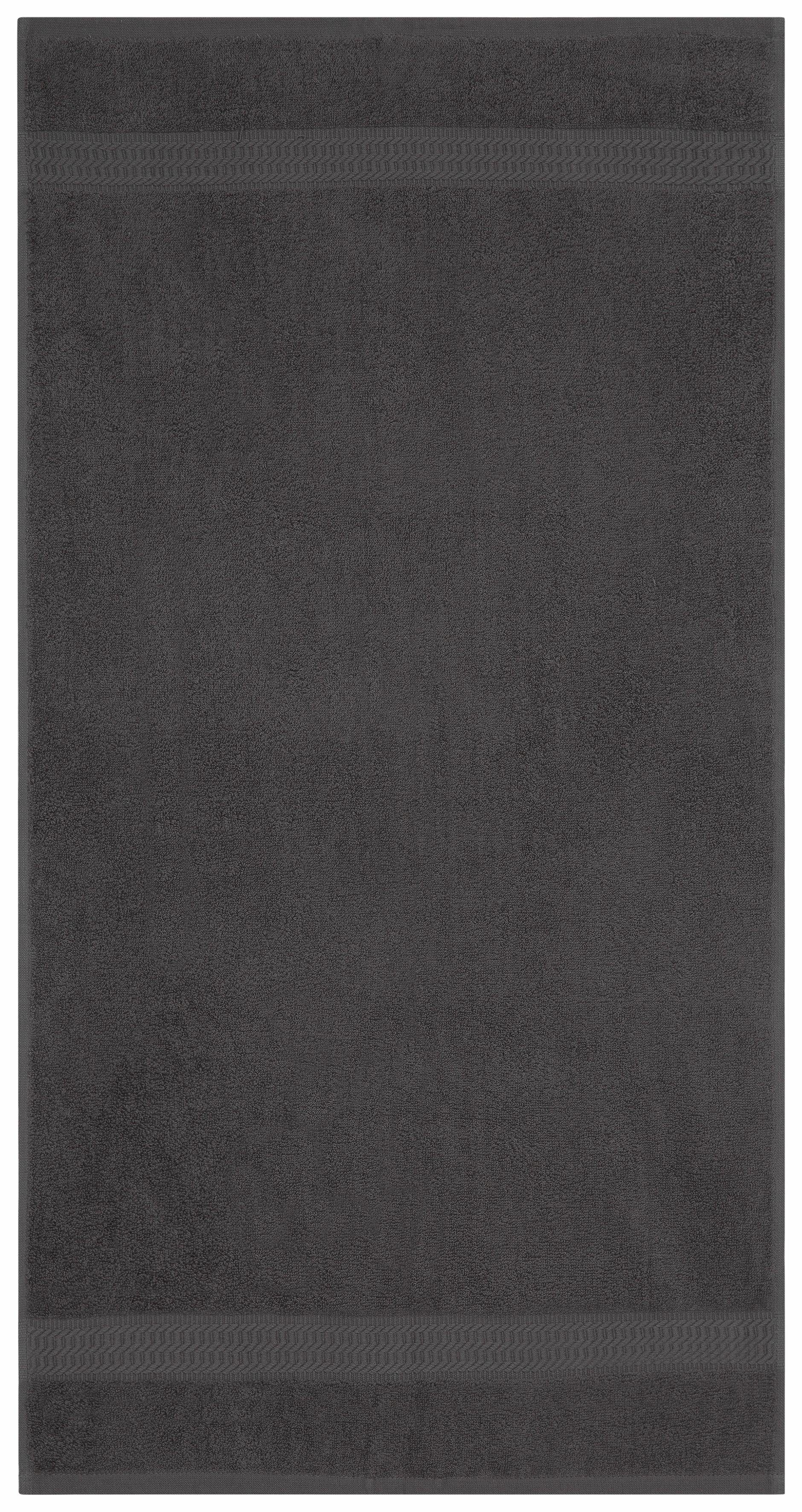 my home Handdoeken Juna, als set en serie verkrijgbaar, 8 handdoeken, 50x100 cm (8 stuks)