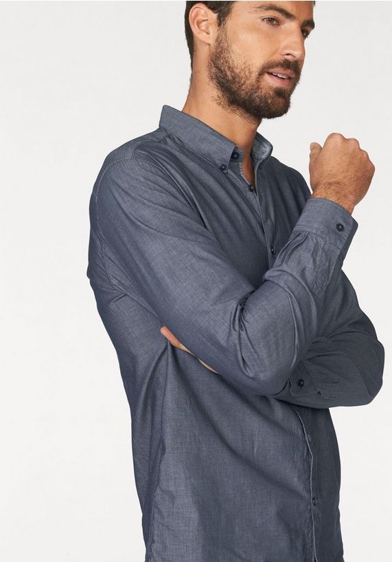 TOM TAILOR overhemd met lange mouwen TOM TAILOR overhemd met lange mouwen