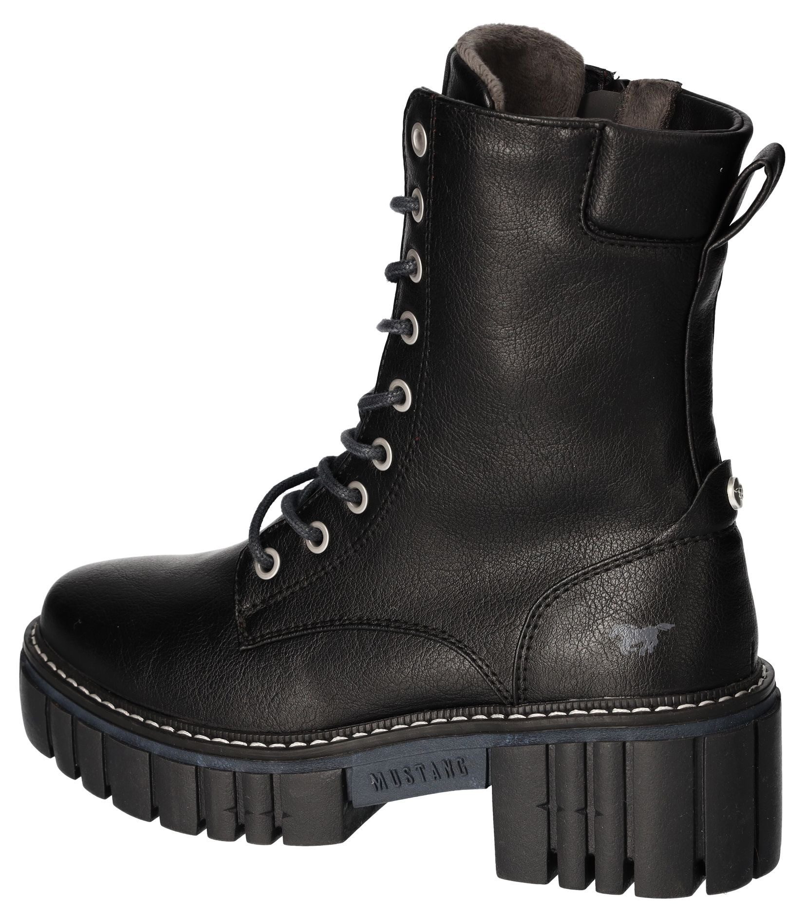 Mustang Shoes Veterschoenen hakken, veterschoenen met sterke profielzool