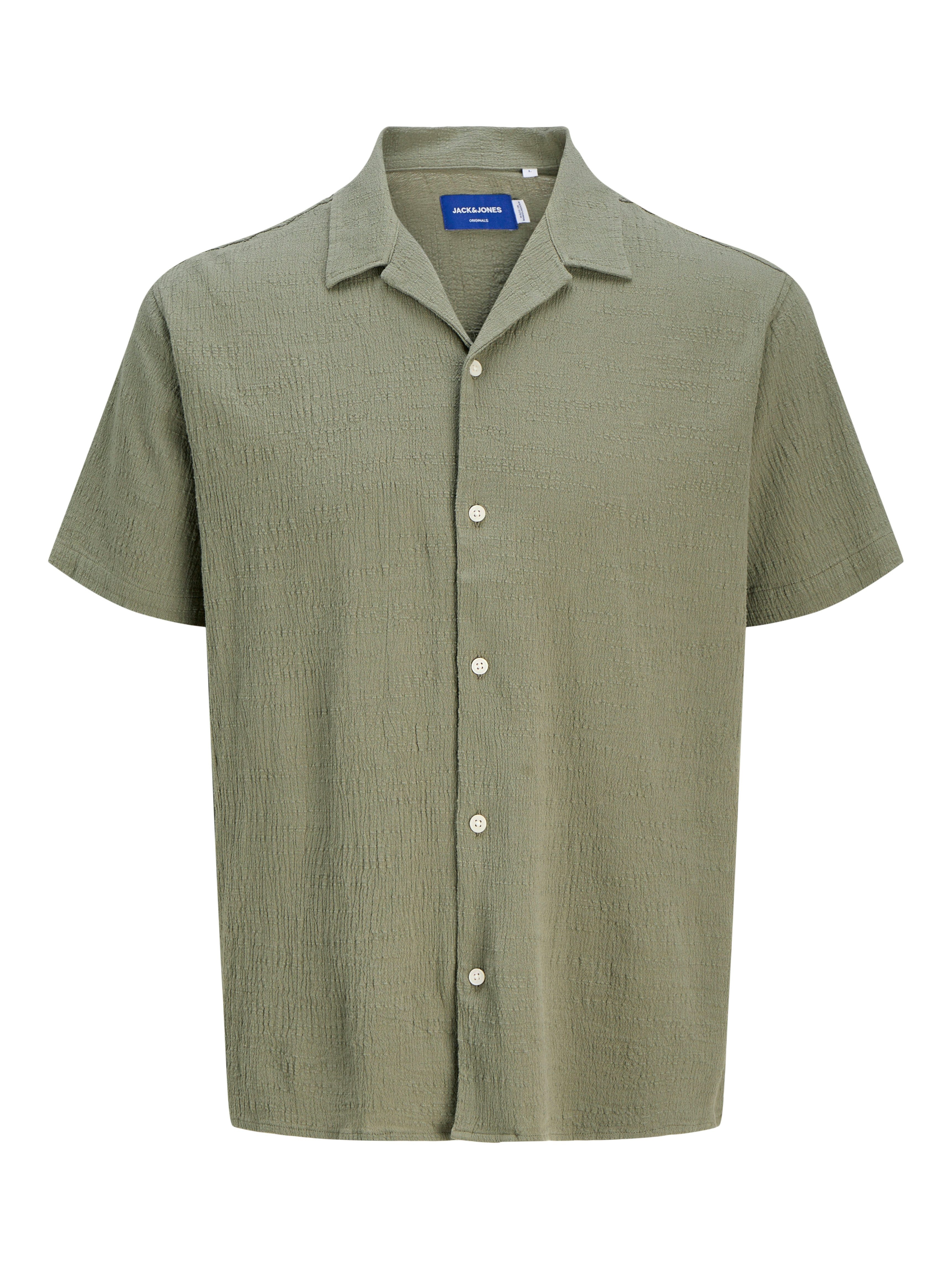 Jack & Jones Overhemd met korte mouwen JORLUKE CRINKLE RESORT SHIRT SS SN