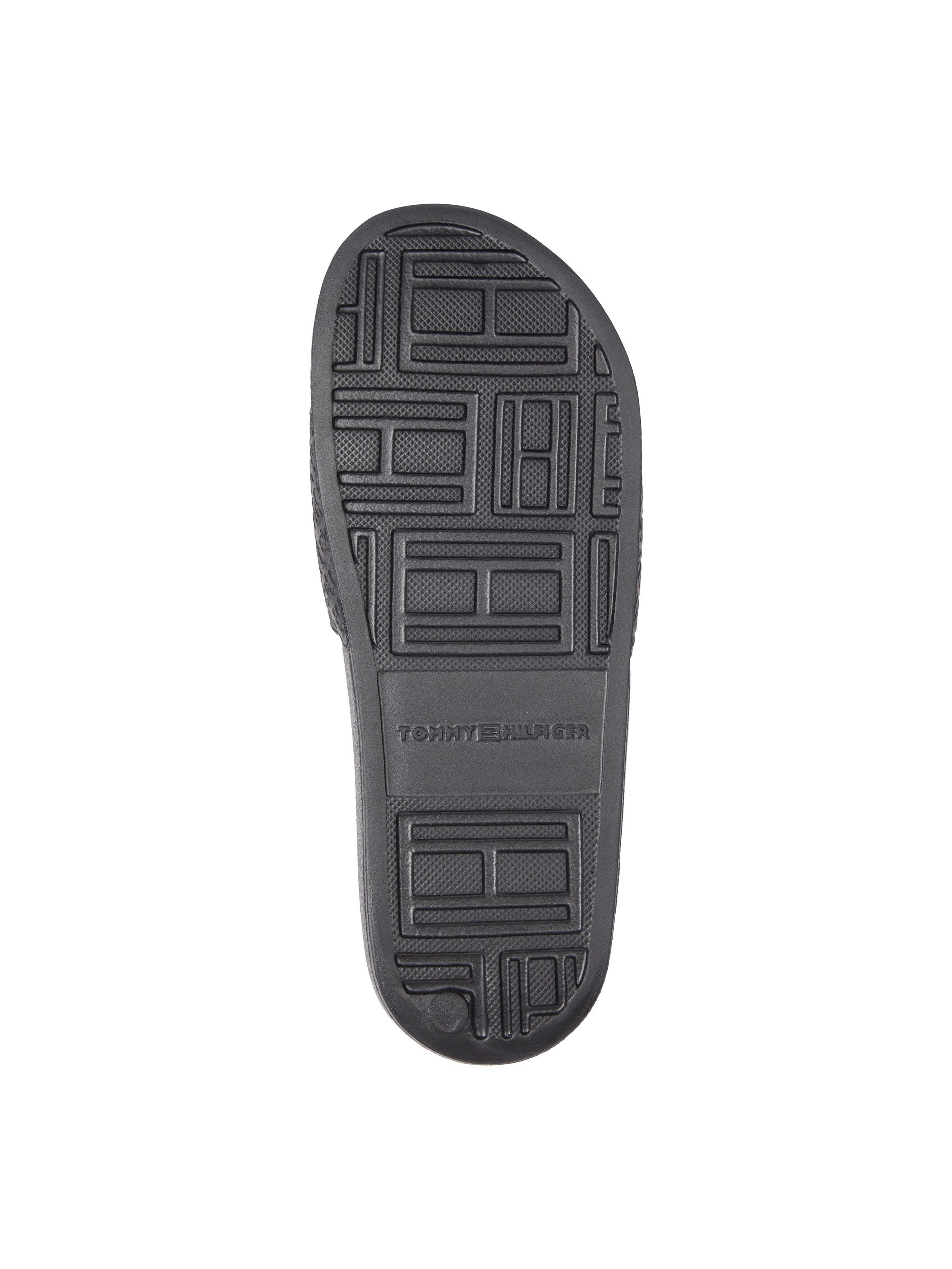 Tommy Hilfiger Slippers TH MONOGRAM POOLSIDE , comfort-schoen, zomerschoen, instapschoen met th-sieraad