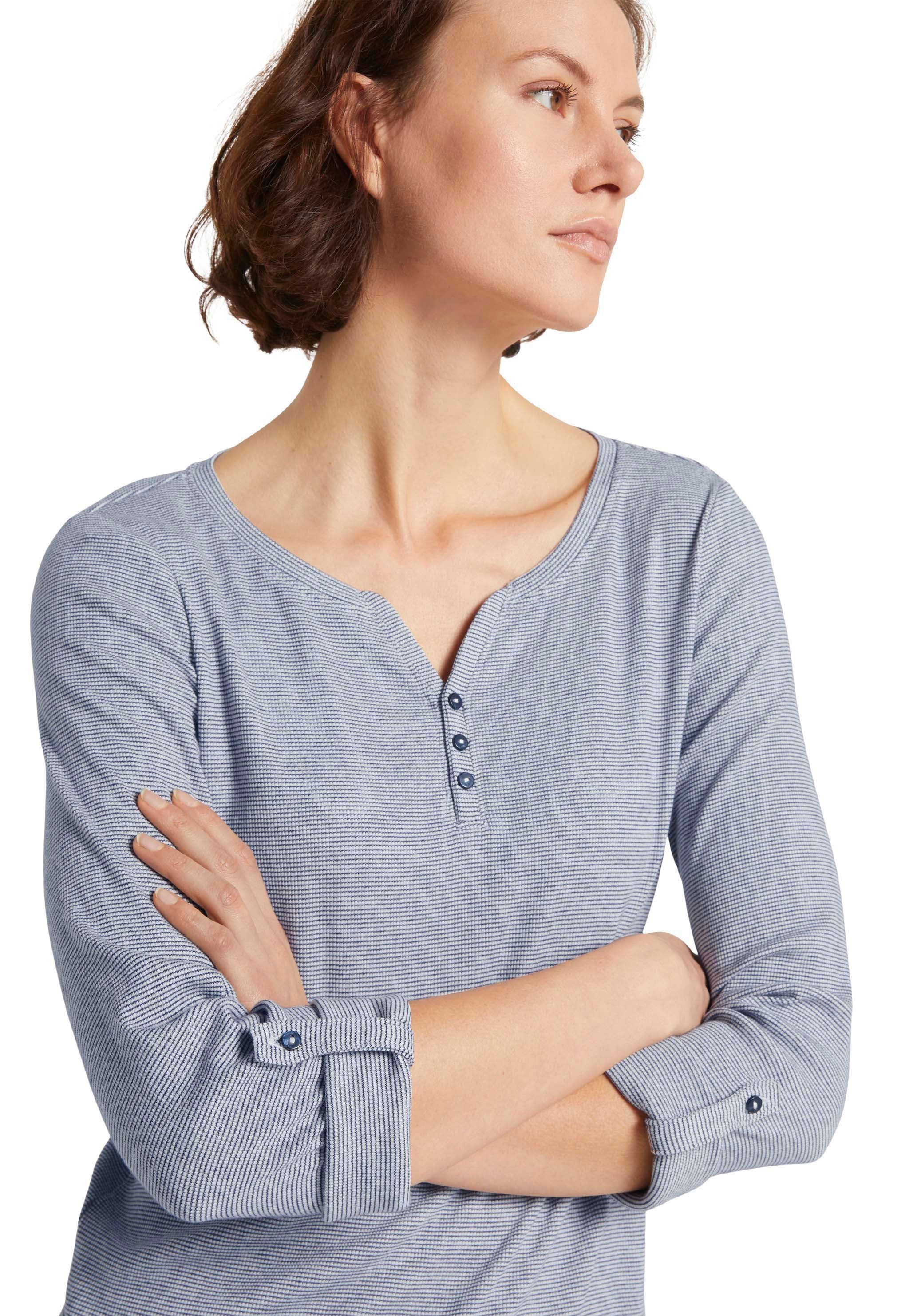 Tom Tailor Shirt met lange mouwen Tom Tailor Dames Henleyshirt