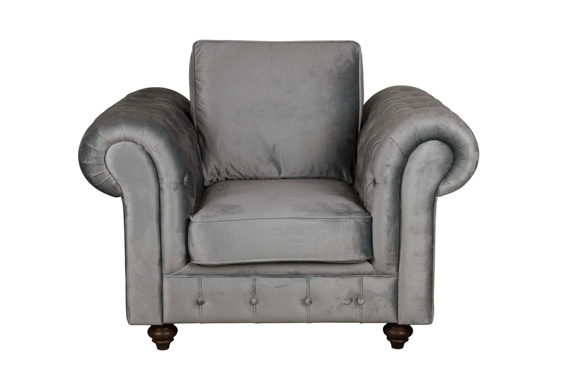 Home affaire Fauteuil MENDITTE Knoopstiksels op armleuningen en voorste lijst, hoge kwaliteit