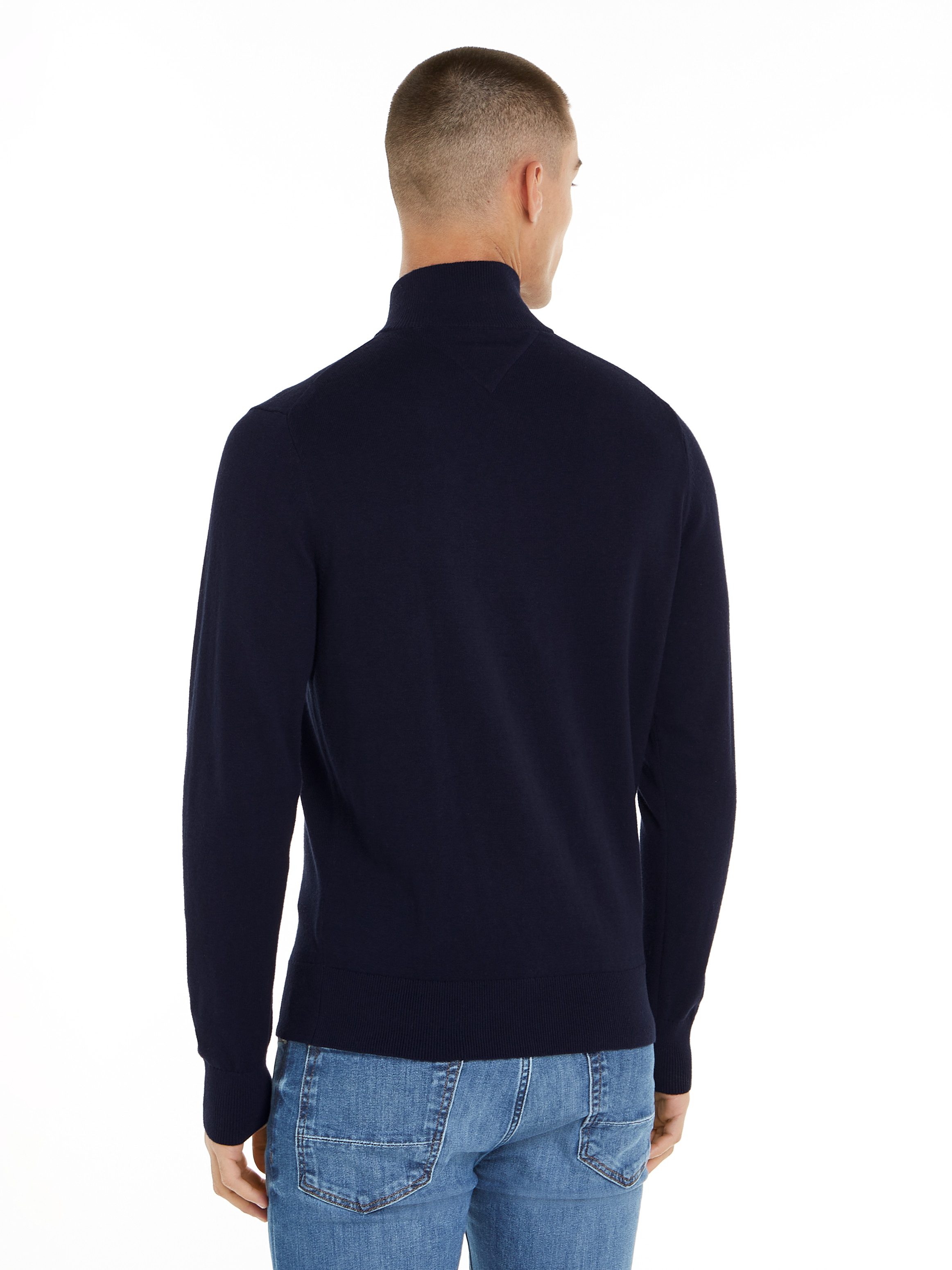 Tommy Hilfiger Cardigan PIMA ORG CTN CASHMERE ZIP THRU