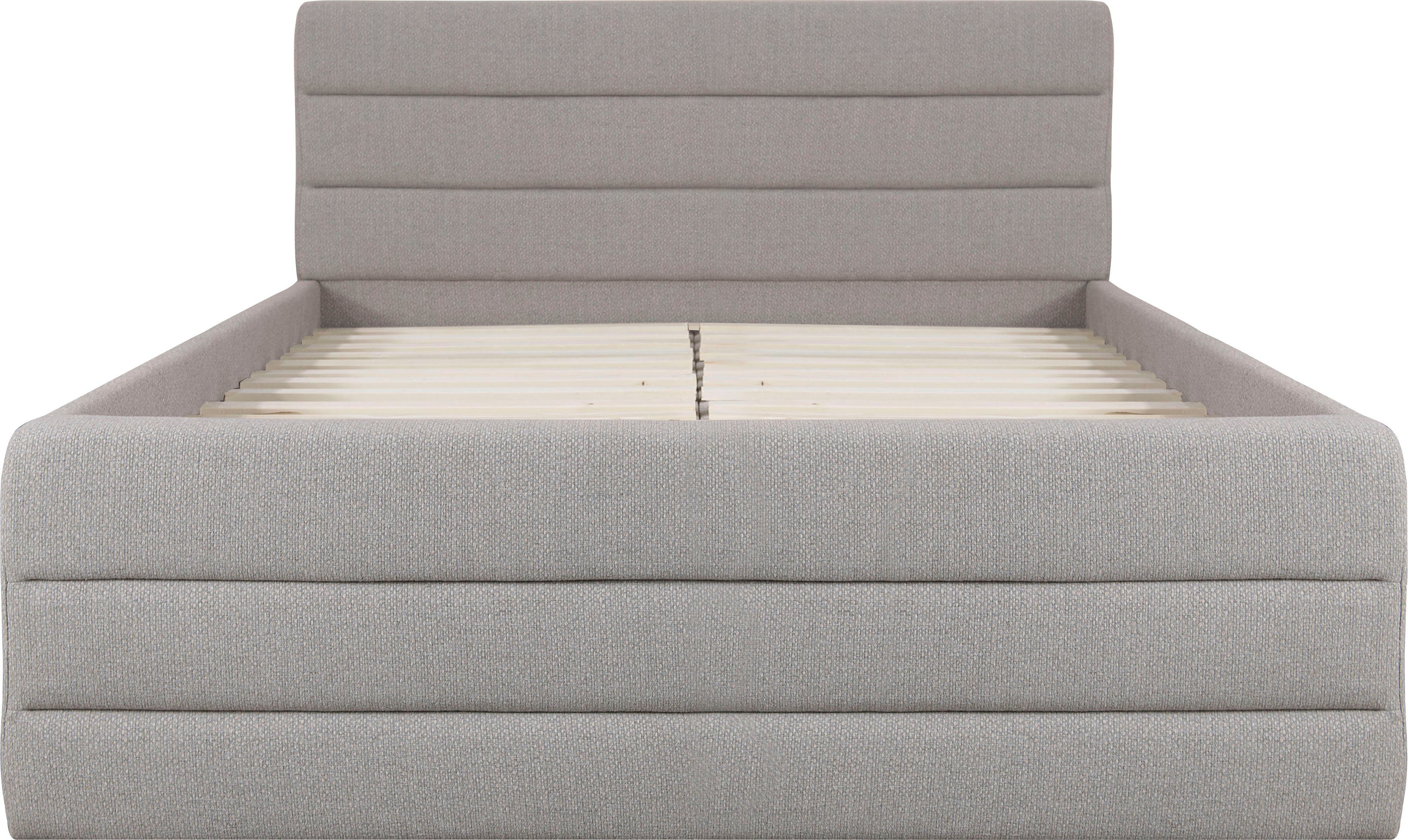 OTTO products Gestoffeerd bed Merrit Dwarsnaad in het hoofd- en voetbord, in 5 breedten, ook in 220 cm lang