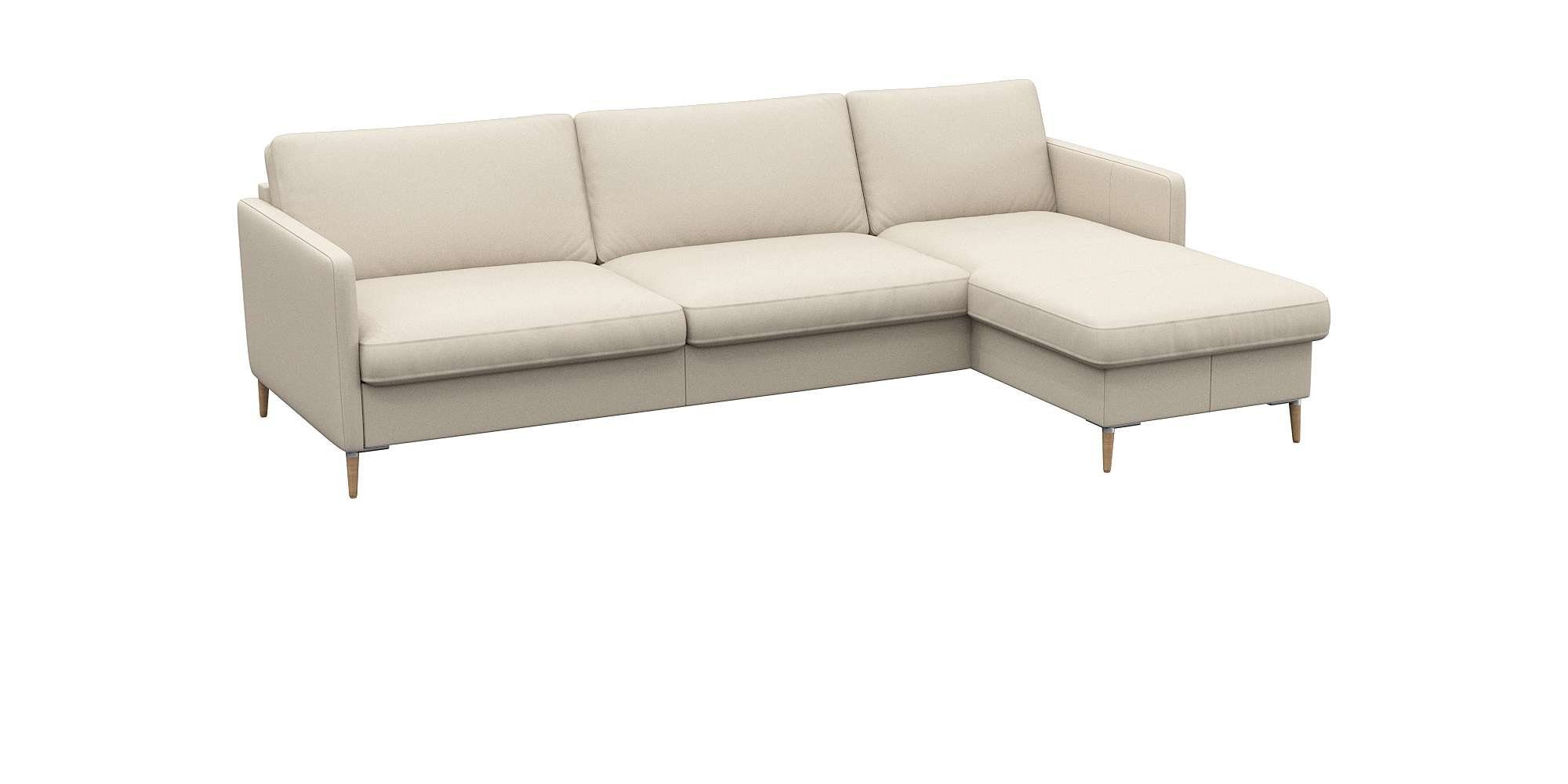 FLEXLUX Hoekbank Fiore, super zitcomfort door koudschuim in de zitting, L-vorm