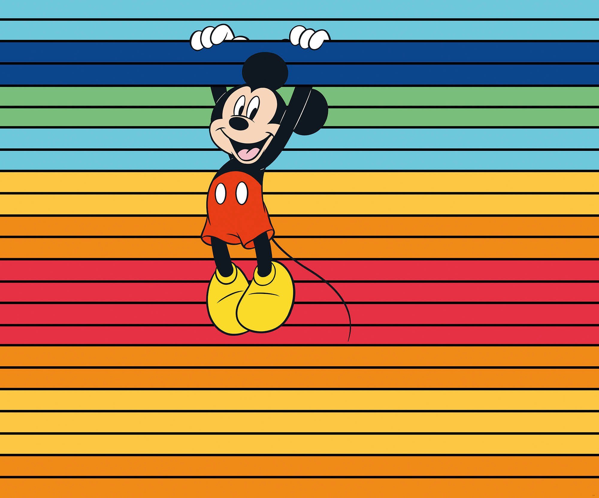Komar Fotobehang Mickey Magic Rainbow (set, 1 stuk)