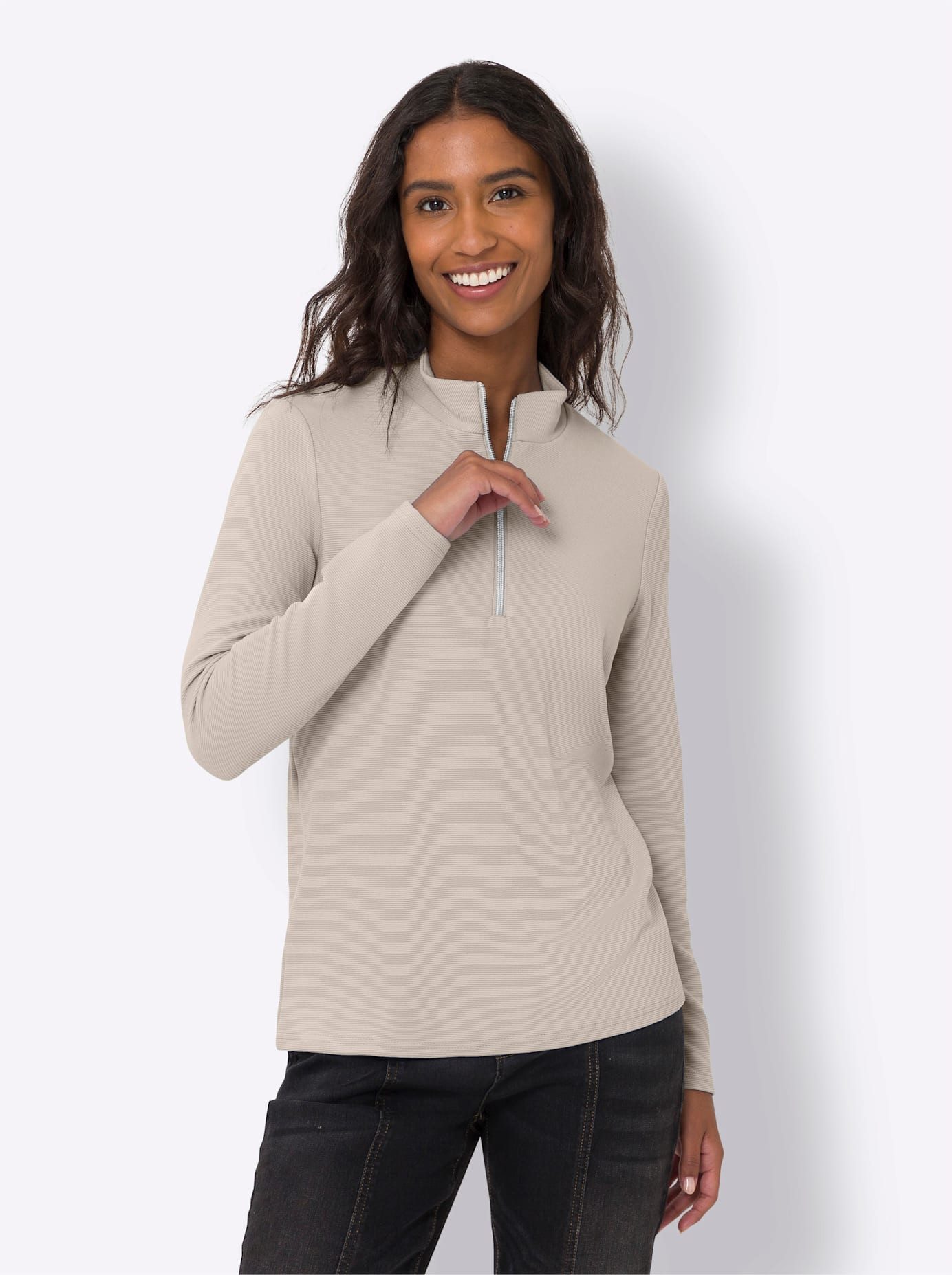 heine Shirt met lange mouwen Shirt (1-delig)