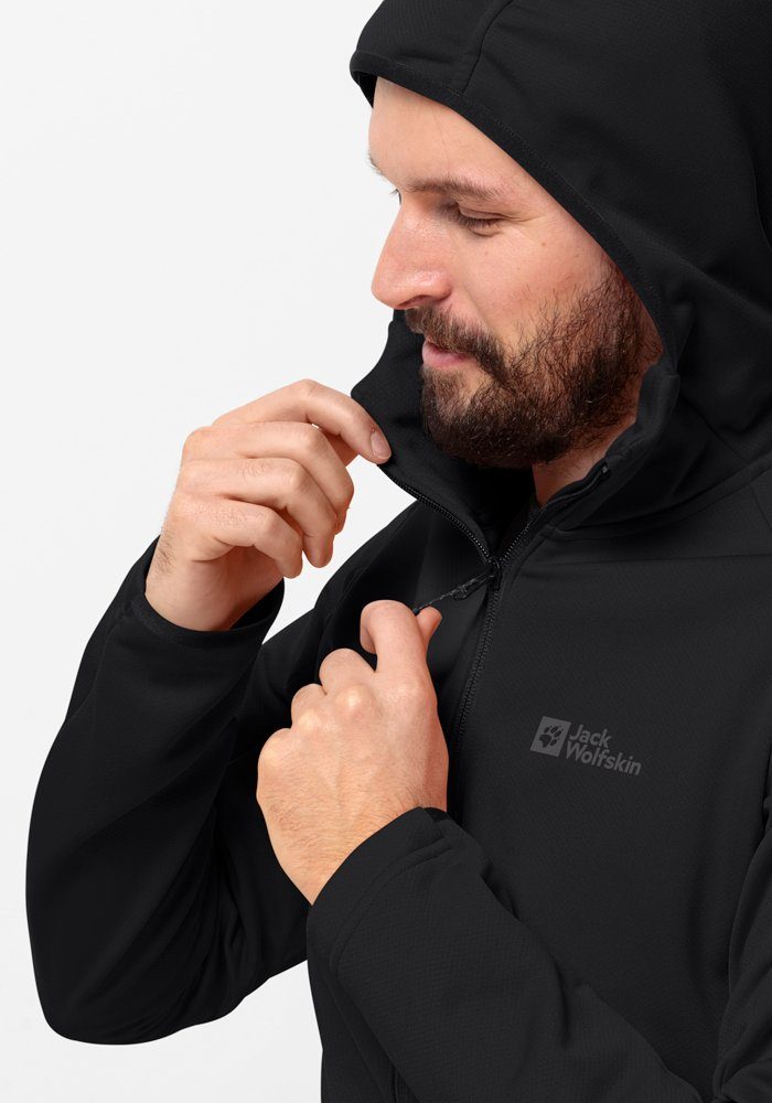 Jack Wolfskin Fleecejack ALPGRAT HOODED FZ M