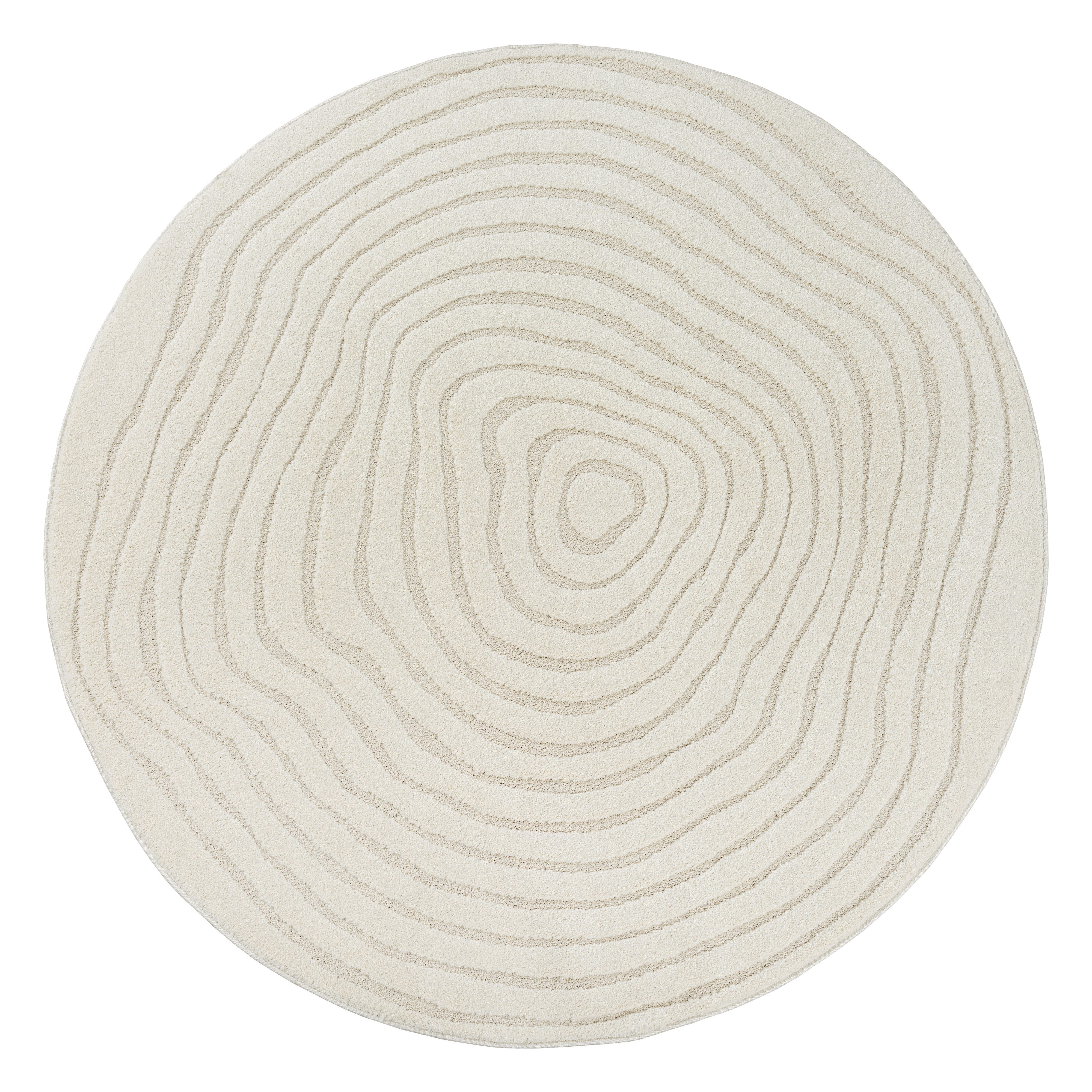 merinos Vloerkleed Elio moderne kortpolige tapijt met hoog-laag effect, 3d effect