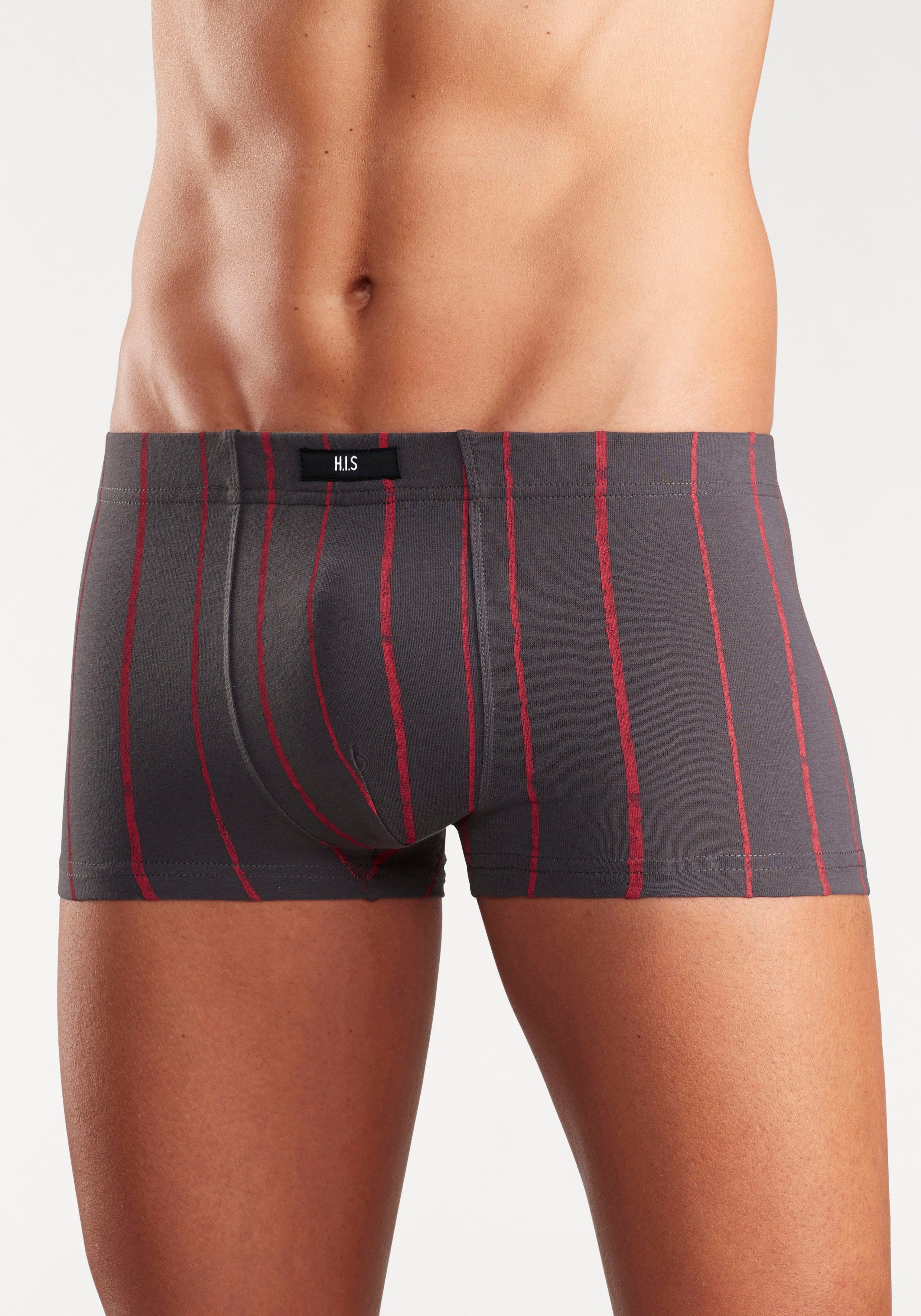 H.I.S Hipster strak zittende boxershorts van katoen-stretch (set, 5 stuks)