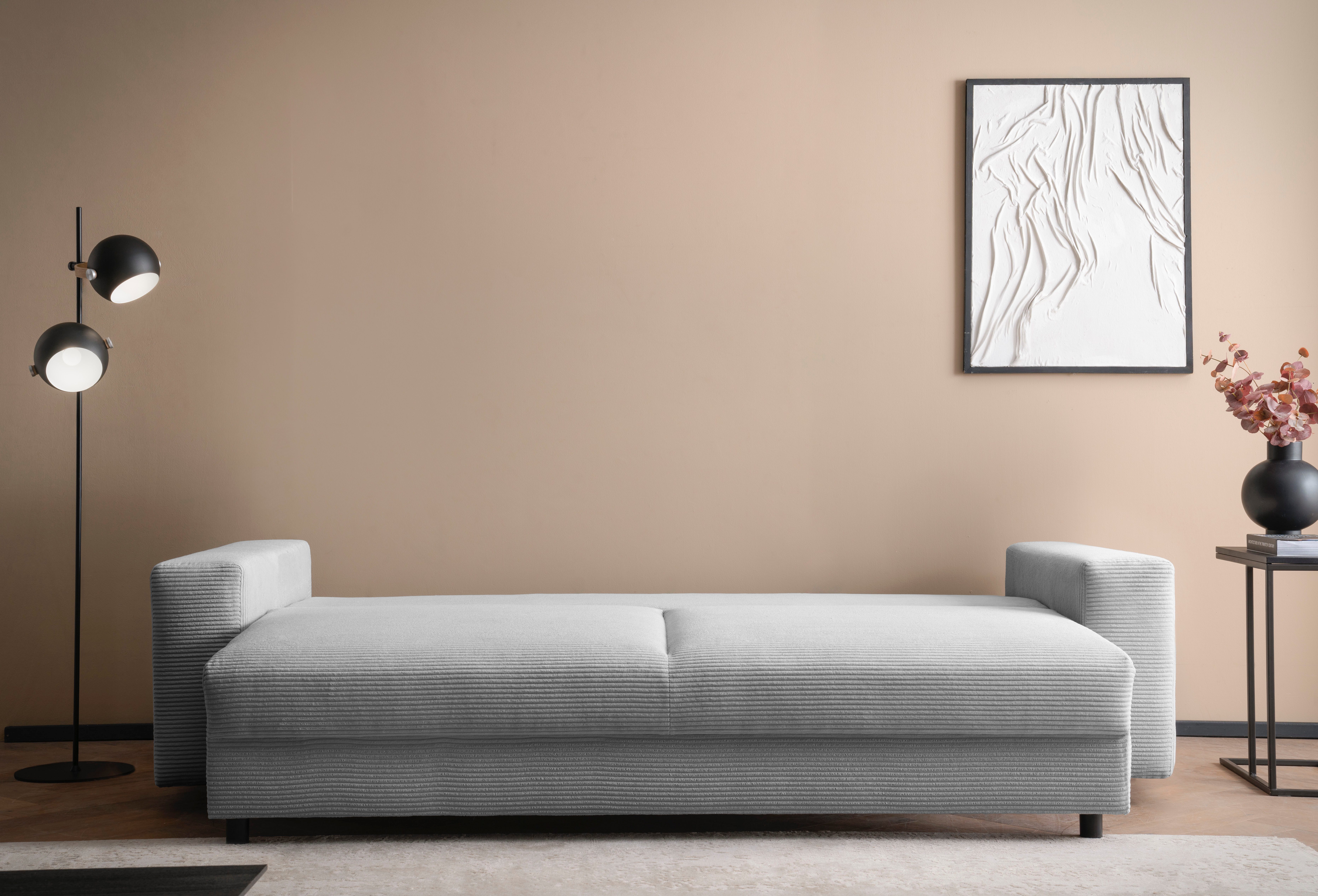 LeGer Home by Lena Gercke Slaapbank Imoga, kussen met slaapfunctie, 3-zits bank, bank met bedlade in moderne kleuren en stoffen, bedfunctie, ligoppervlak: 200x150 cm