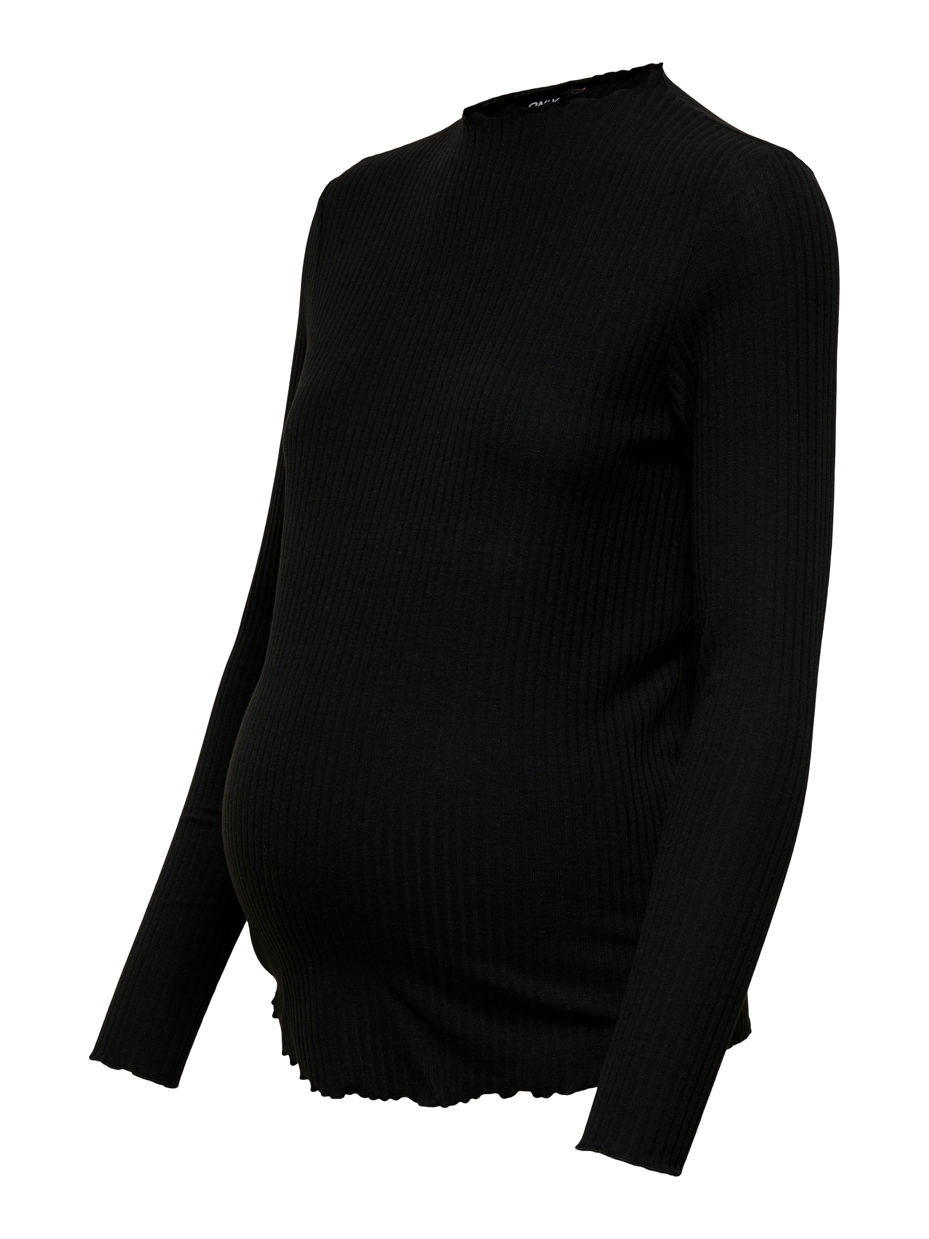 ONLY MATERNITY Shirt met lange mouwen OLMEMMA L/S HIGH NECK TOP JRS NOOS