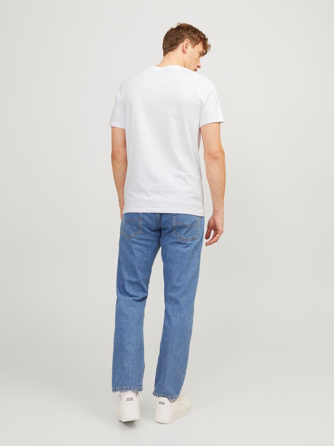 Jack & Jones Shirt met ronde hals JJECORP LOGO TEE SS CREW NECK 3PKMP NOOS (3-delig, Set van 3)