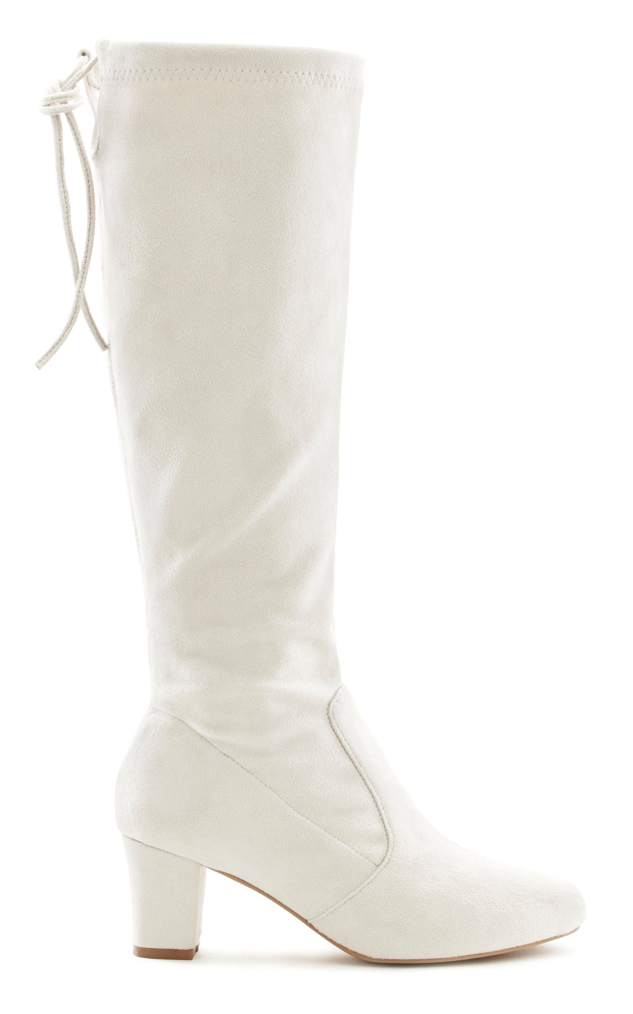 Lascana Instaplaarzen Slip-on boots, slouchy boots, slip-on, stretch & blokhak