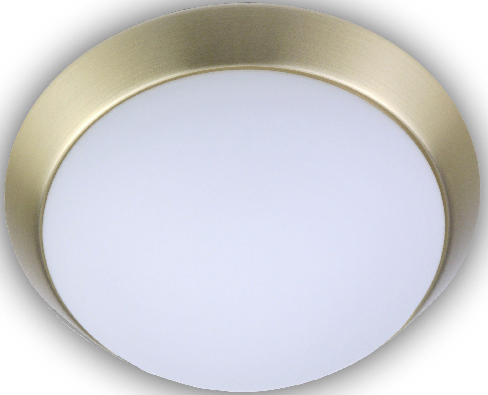niermann Plafondlamp Opal matt, Dekorring Messing matt, 50 cm, HF Sensor (1 stuk)