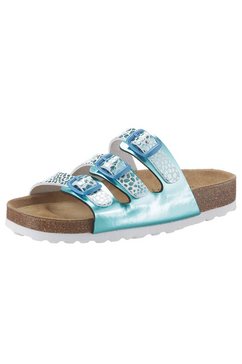 lico slippers bioline trendy met 3 verstelbare gespriempjes blauw