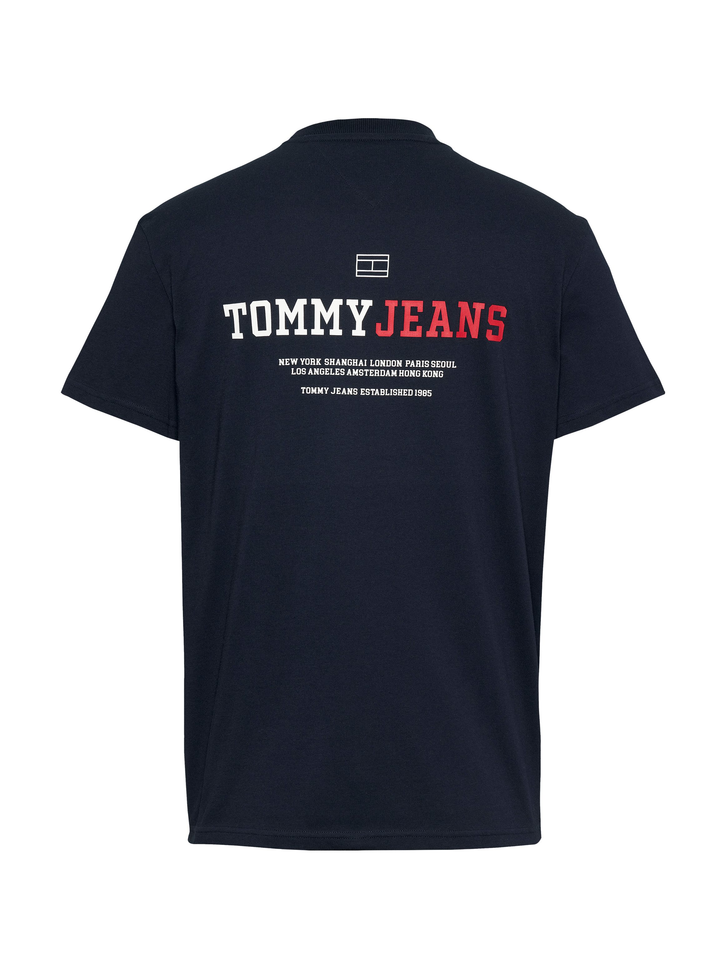 TOMMY JEANS T-shirt TJM REG DNA GRAPHIC TEE EXT heren t-shirts maat S blauw