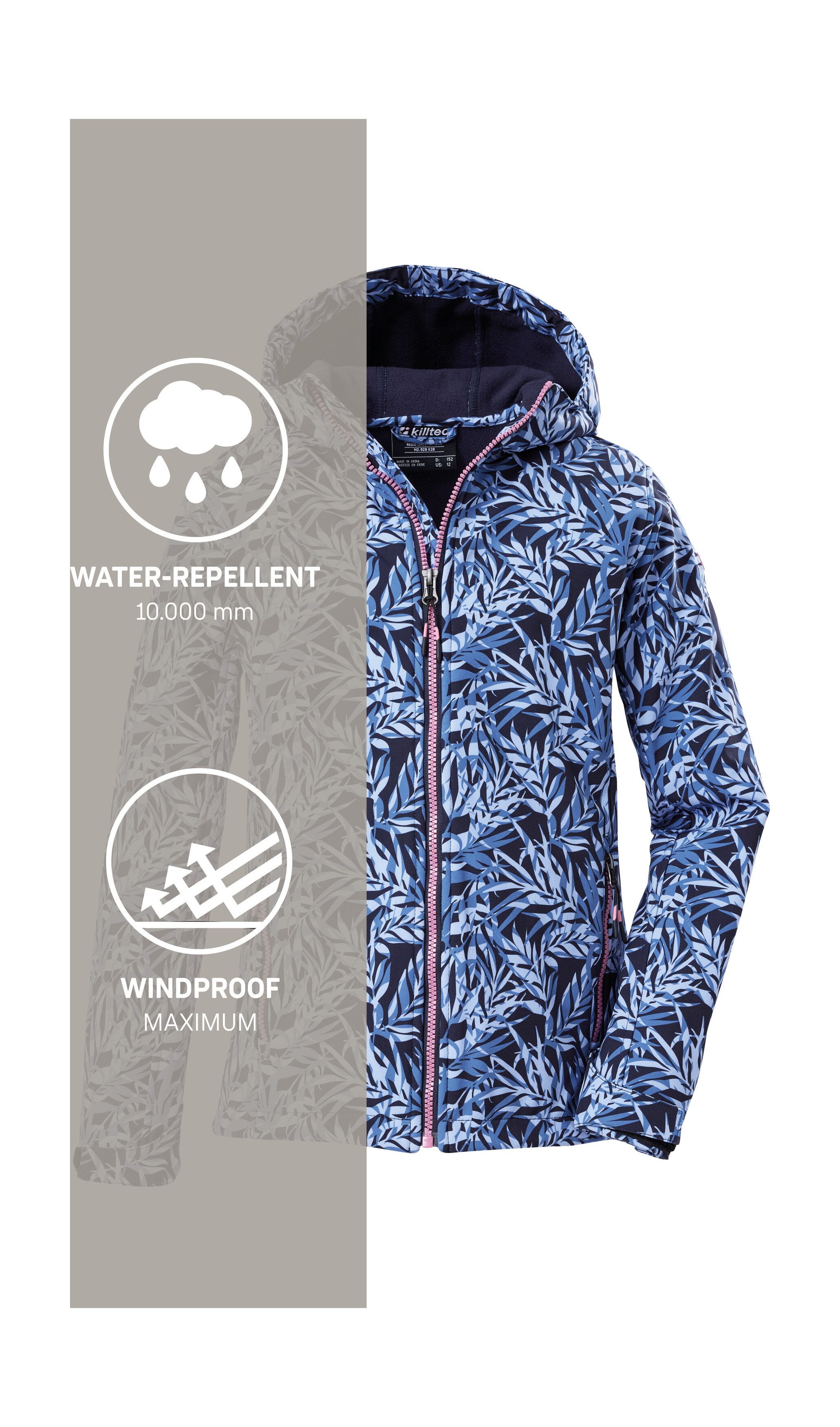 Killtec Softshell-jack Meisjes Softshell-jack Print