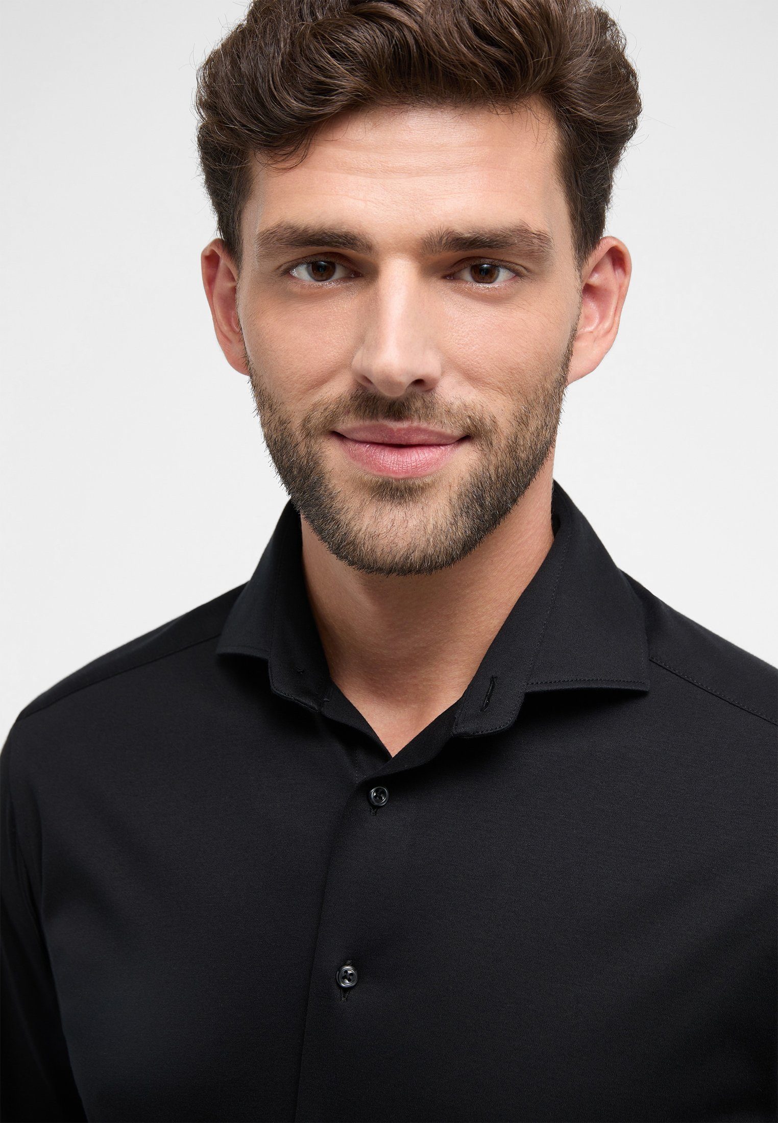 Eterna Overhemd met lange mouwen MODERN FIT NON IRON (strijkvrij)