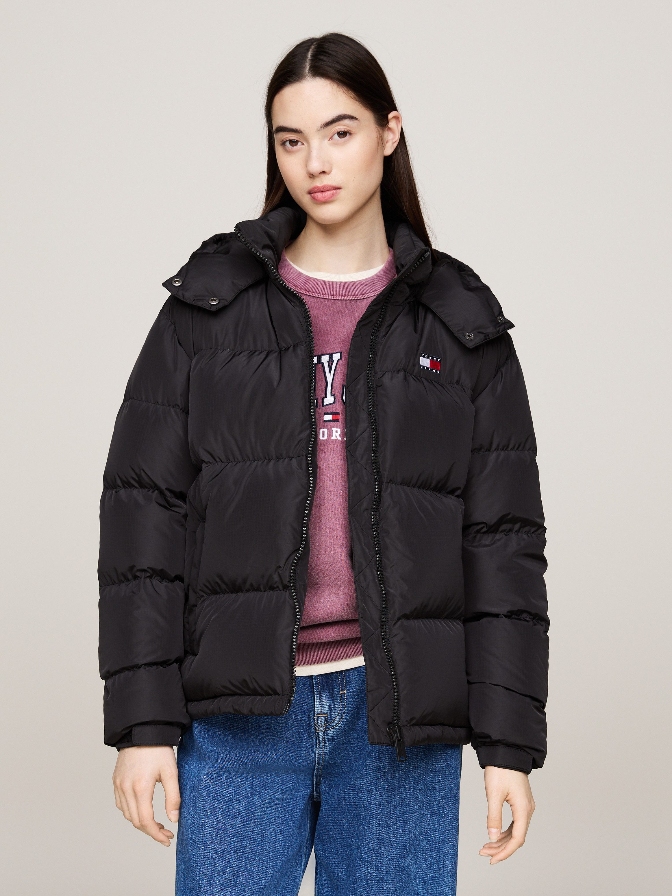 Tommy Jeans Curve Gewatteerde jas TJW ALASKA PUFFER EXT