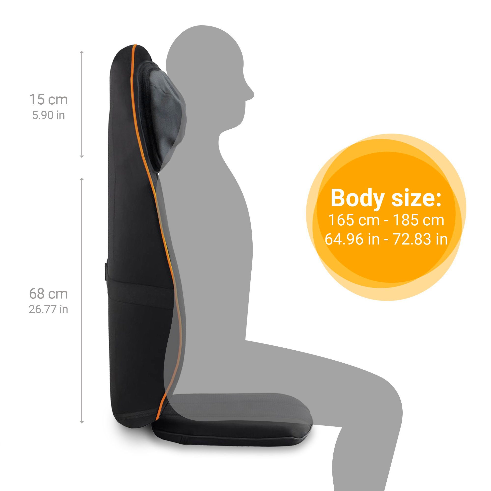 Medisana Shiatsu-massagekussen MCN 88930 3 massagezones, nekmassage, rode licht-/warmtefunctie, wasbare hoes