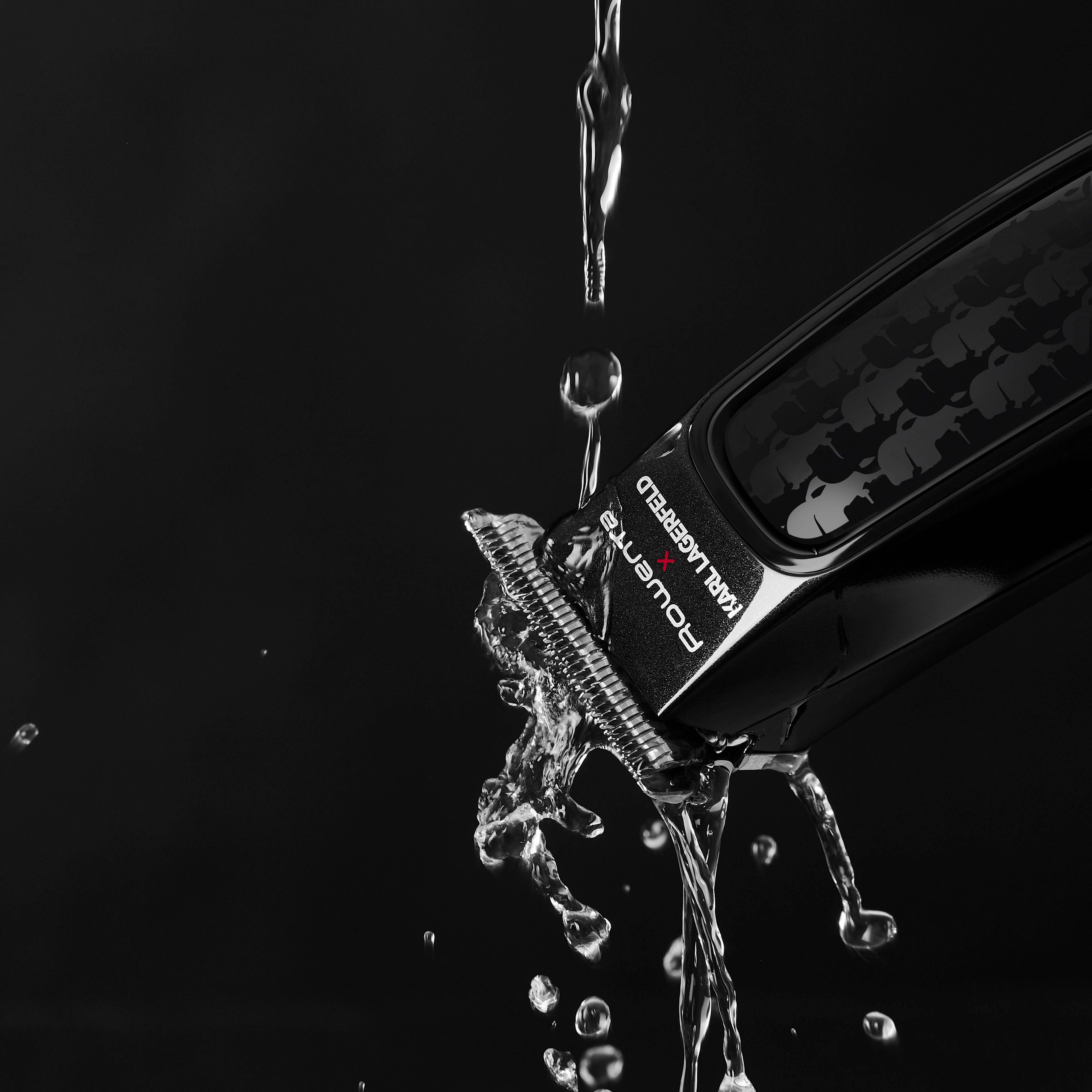 Rowenta Tondeuse ROWENTA x Karl Lagerfeld TN182L Cut & Style tondeuse 3 kammen (1-3-5 mm), titaniummessen, 90 minuten looptijd, waterdicht
