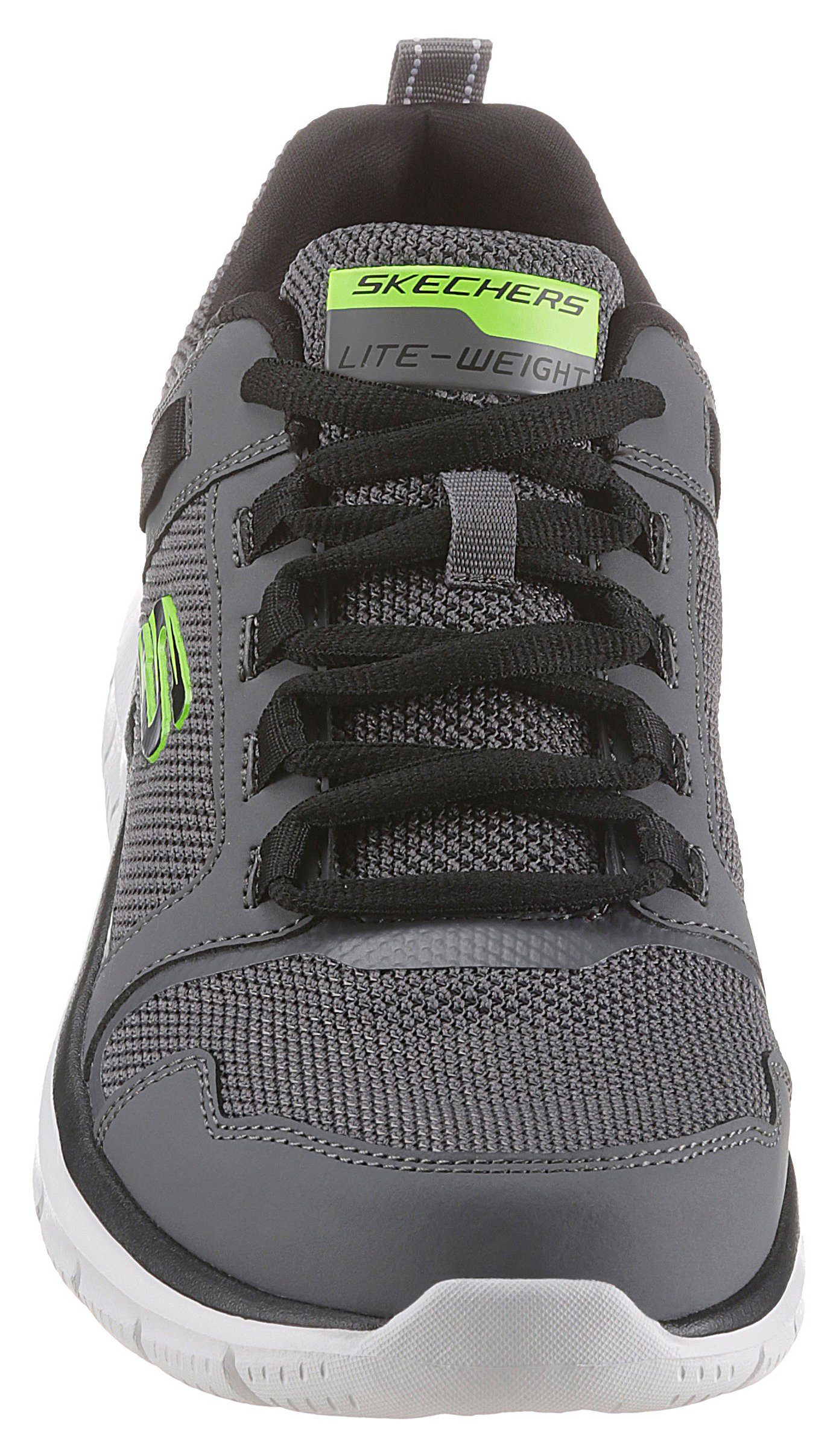 Skechers Sneakers TRACK-KNOCKHILL met gepolsterde binnenzool, vrijetijdsschoen, lage schoen, veterschoen