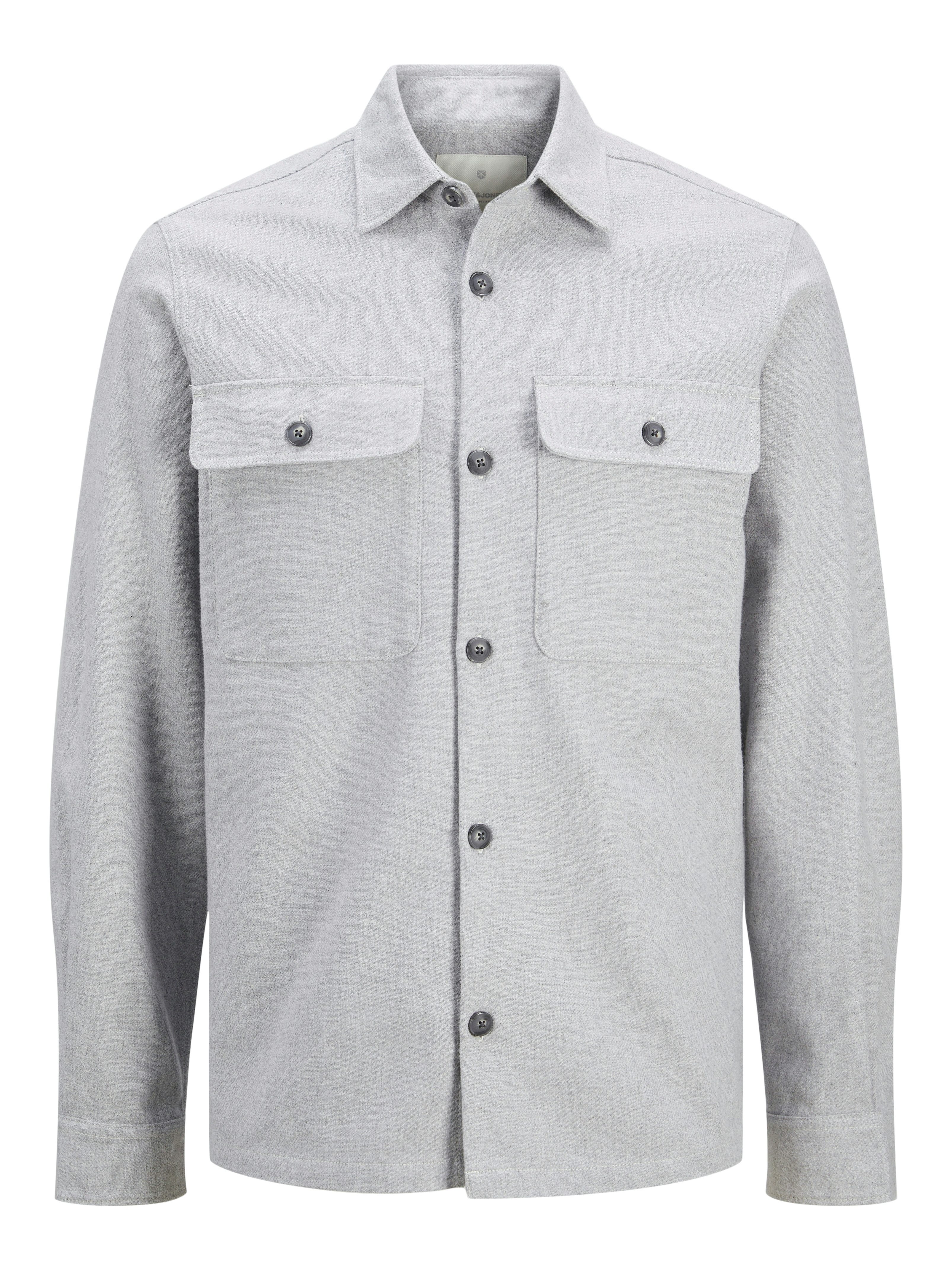 Jack & Jones Overhemd met lange mouwen JPRRAYMOND MELANGE SOLID LS OVERSHIRT SN