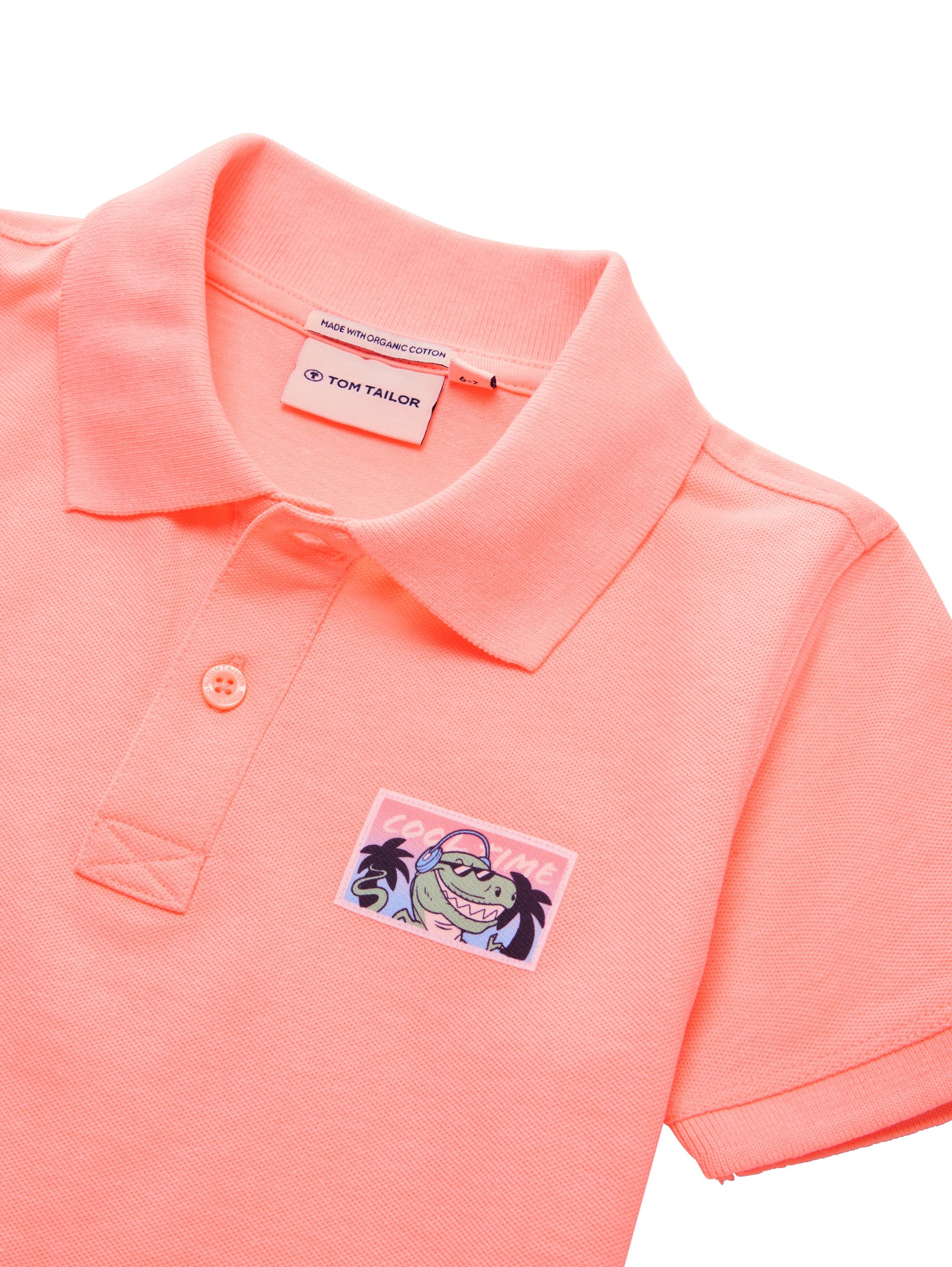 Tom Tailor Poloshirt met kleine print op de borst