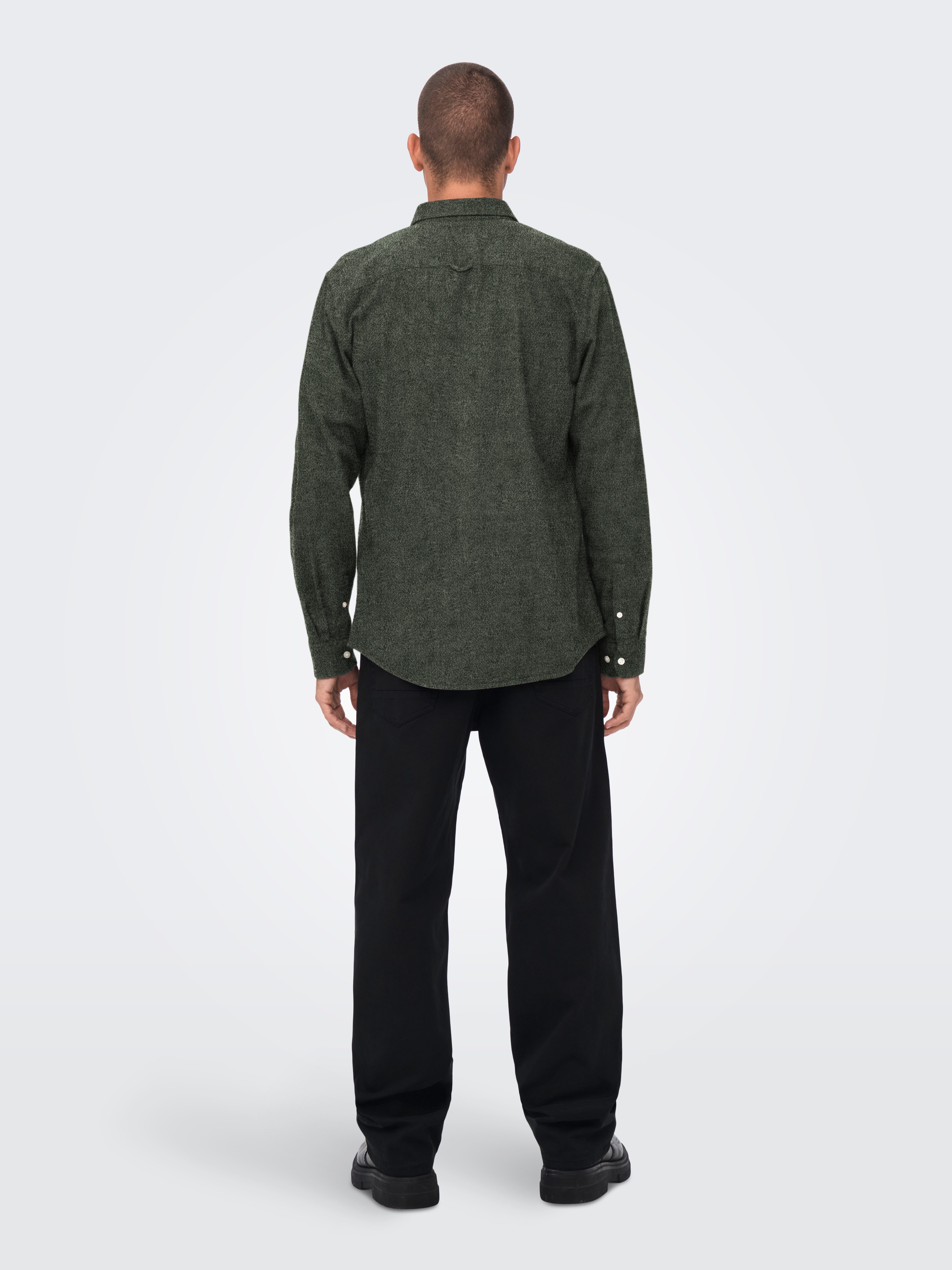 ONLY & SONS Overhemd met lange mouwen ONSNIKOLA LS MELANGE SHIRT OTL