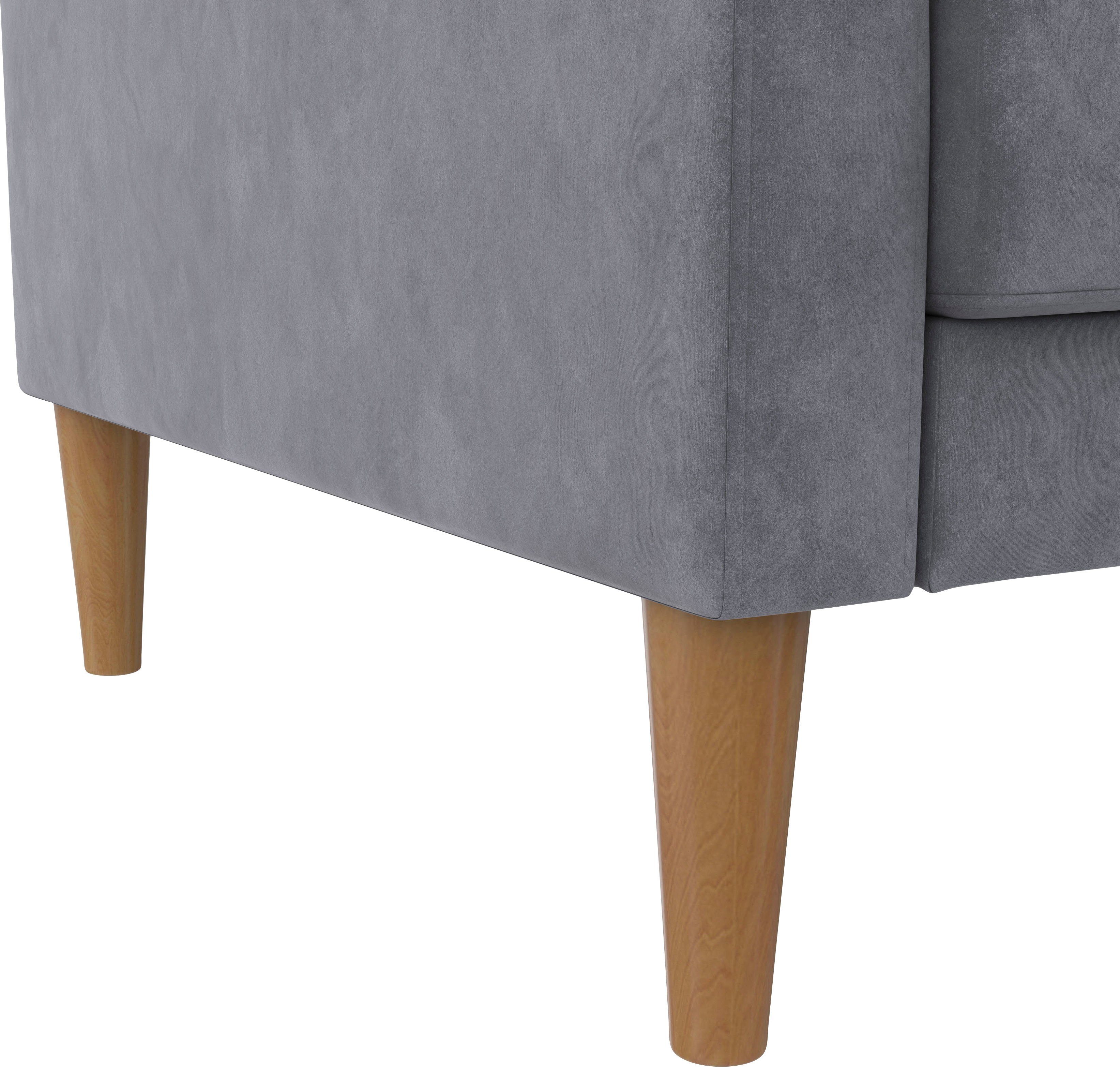 Dorel Home 3-zitsbank Lilly Bedfunctie, rugleuning 3-voudig verstelbaar, zithoogte 43 cm