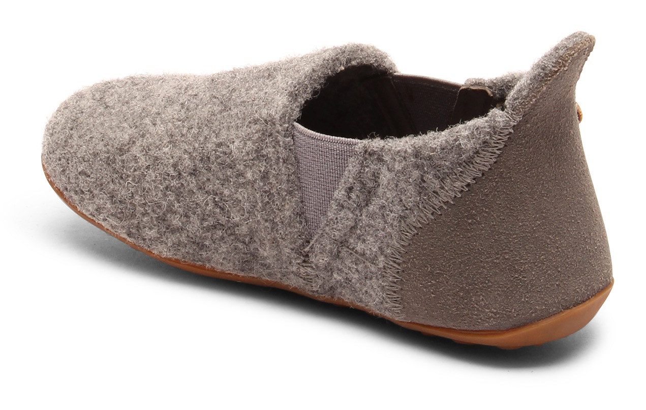 Bisgaard Pantoffels Sailor wool Peuterschoen met lamswol, maatsjabloon om te downloaden