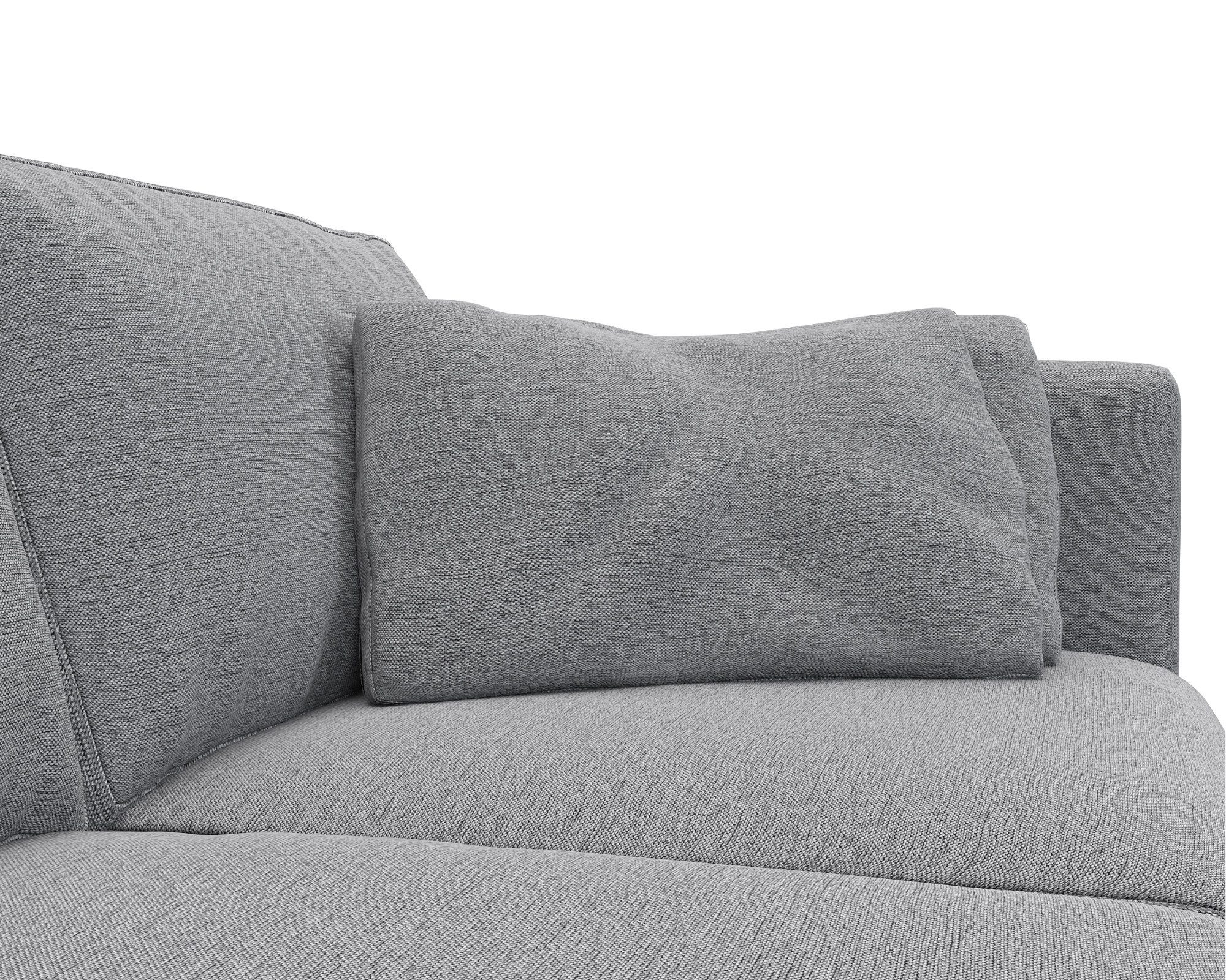 FLEXLUX 3-zitsbank Lovane Zacht en zeer comfortabel, grote zitdiepte op koudschuim, inclusief sierkussen