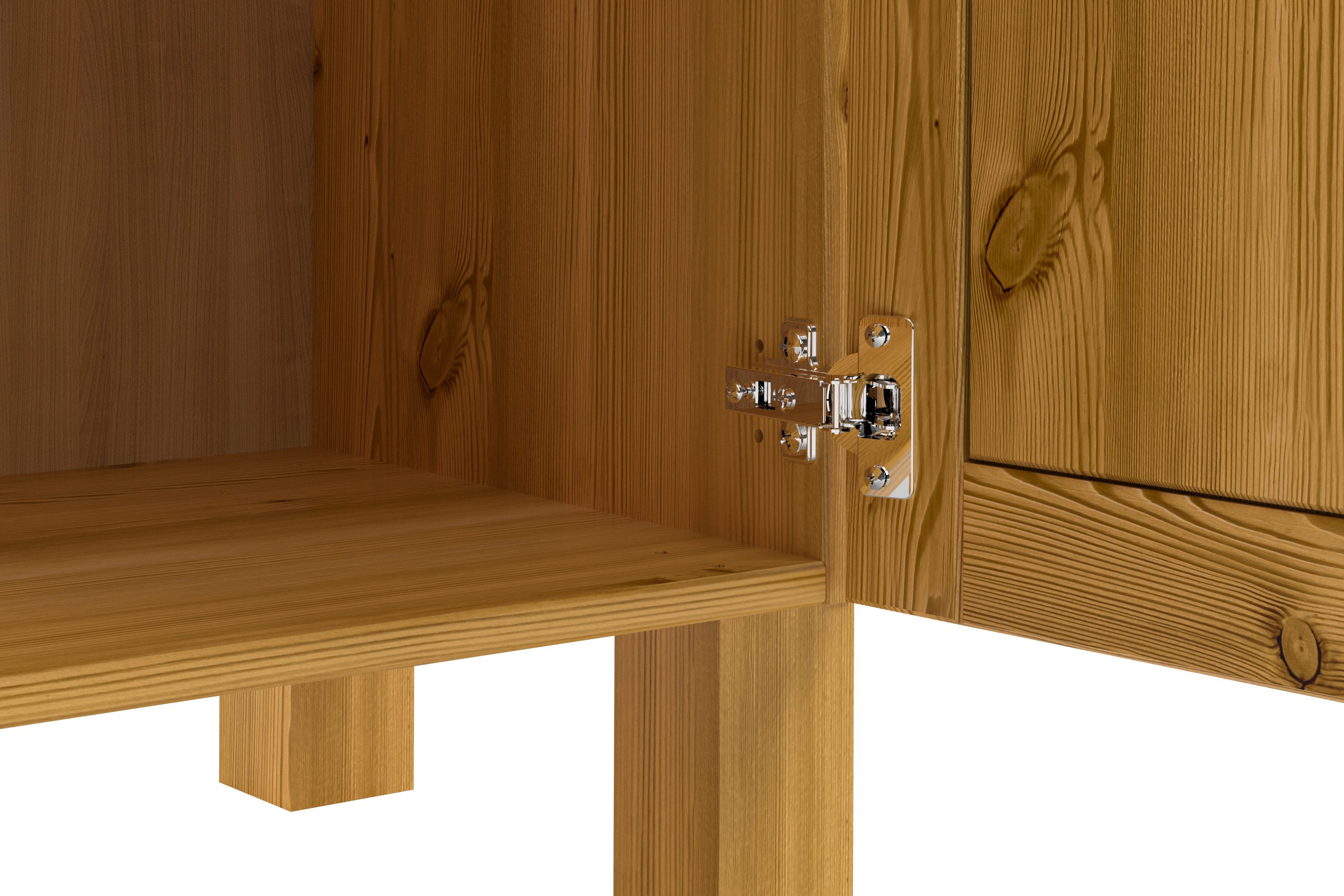 Home affaire Sidetable Alby2 Met 2 deuren, 2 lades en metalen grepen, breedte 85 cm