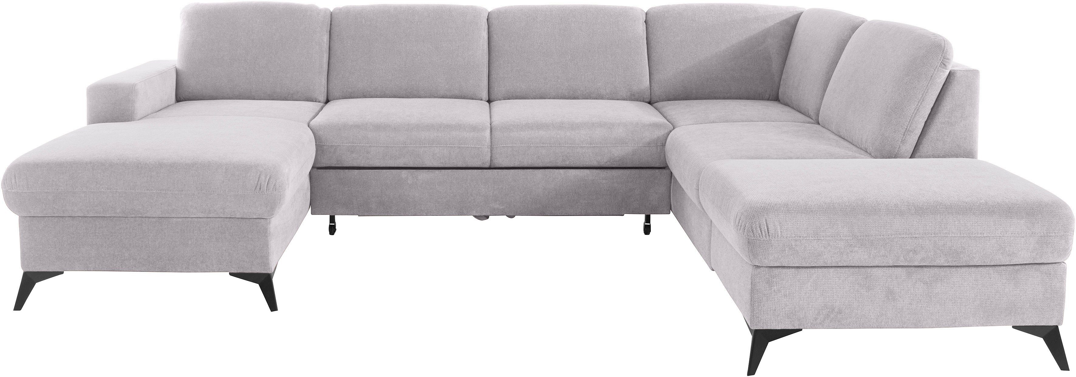 Places of Style Zithoek Lolland U-vorm Naar keuze met slaapfunctie en bergruimte, ook met afwasbare bekleding