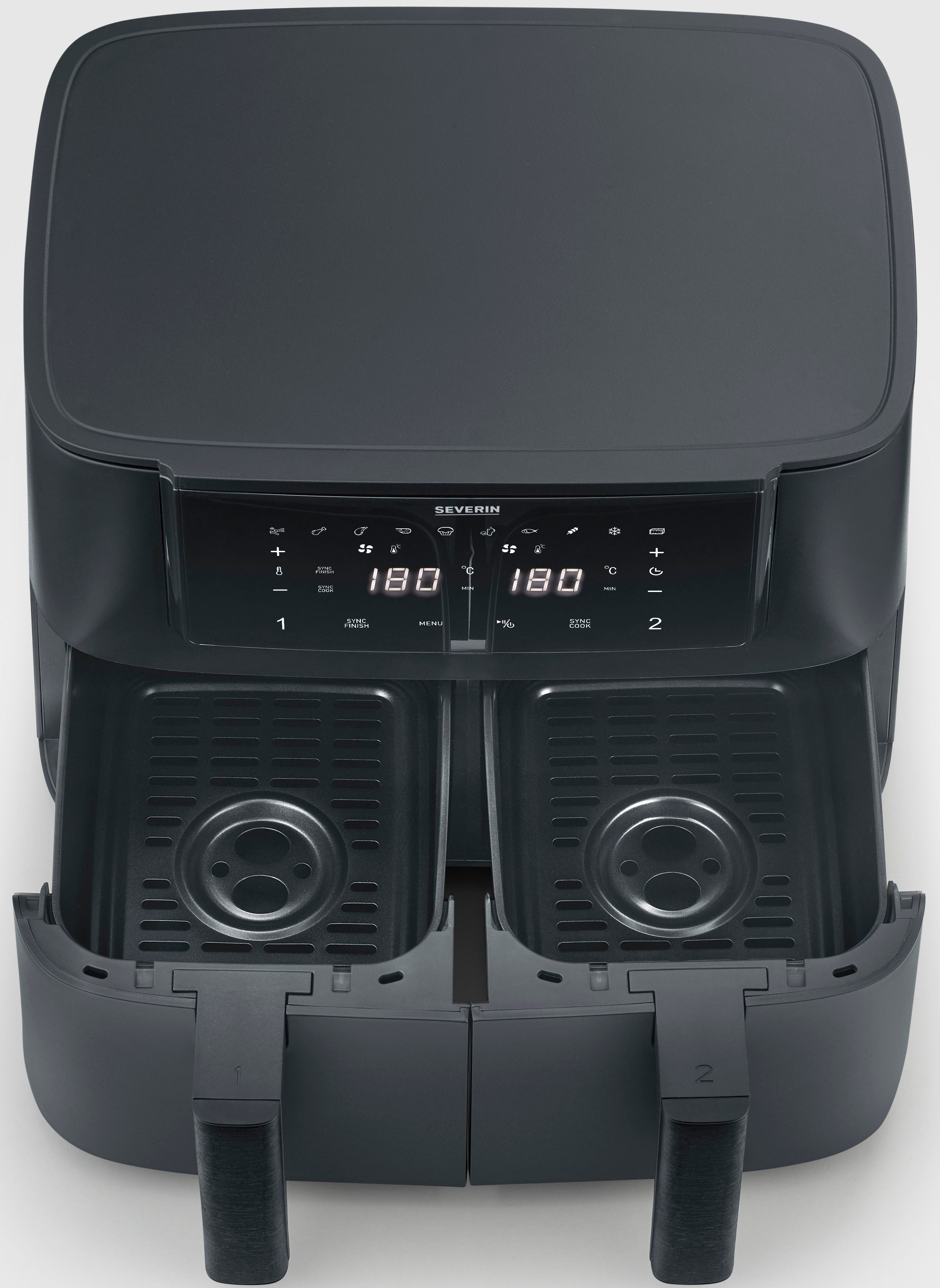 Severin Airfryer FR 2463 2 x 4 l "Dual"