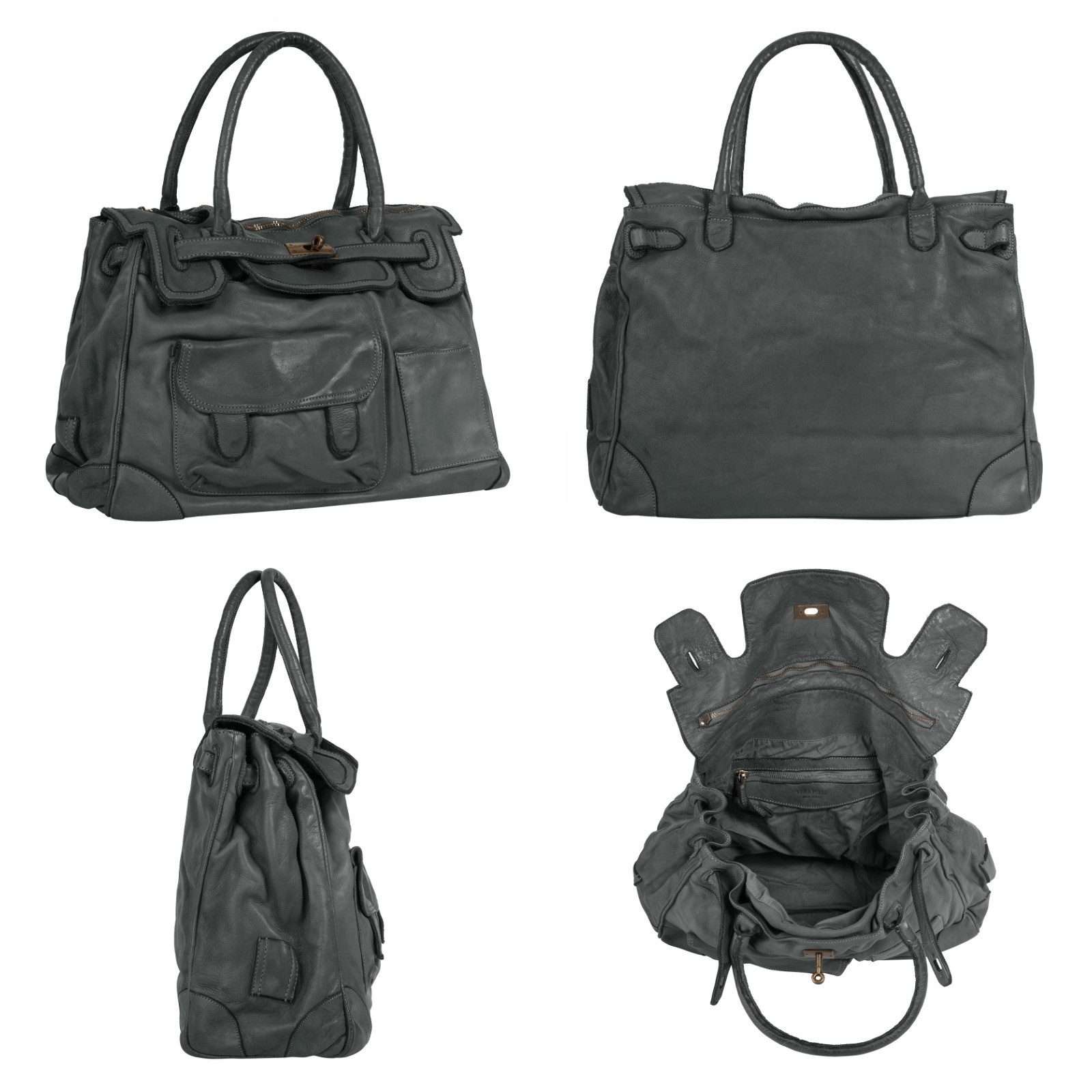 Samantha Look Shopper echt leer, made in italy