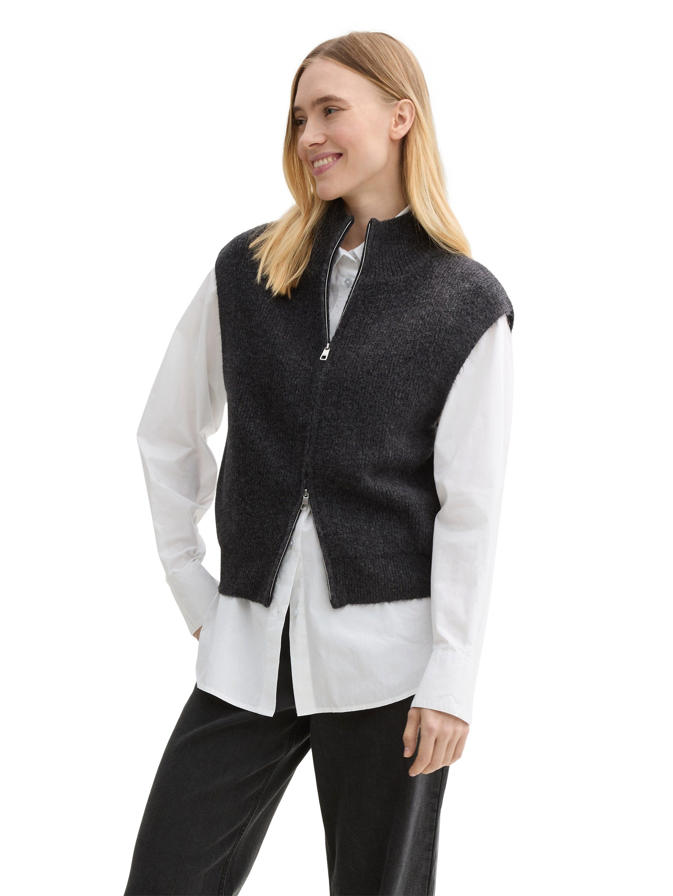 NU 20% KORTING: Tom Tailor Denim Mouwloos vest